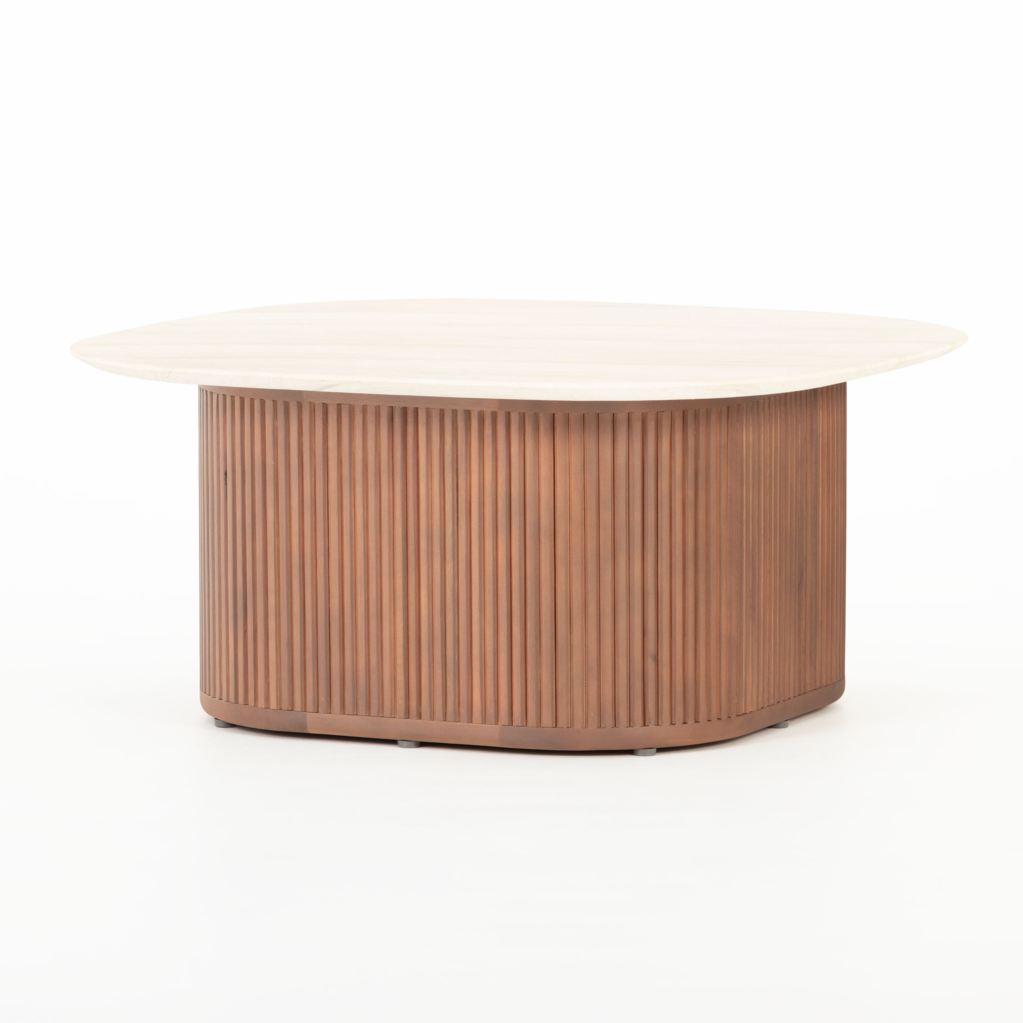 Azlea Outdoor Square Coffee Table - W90, Walnut Brown