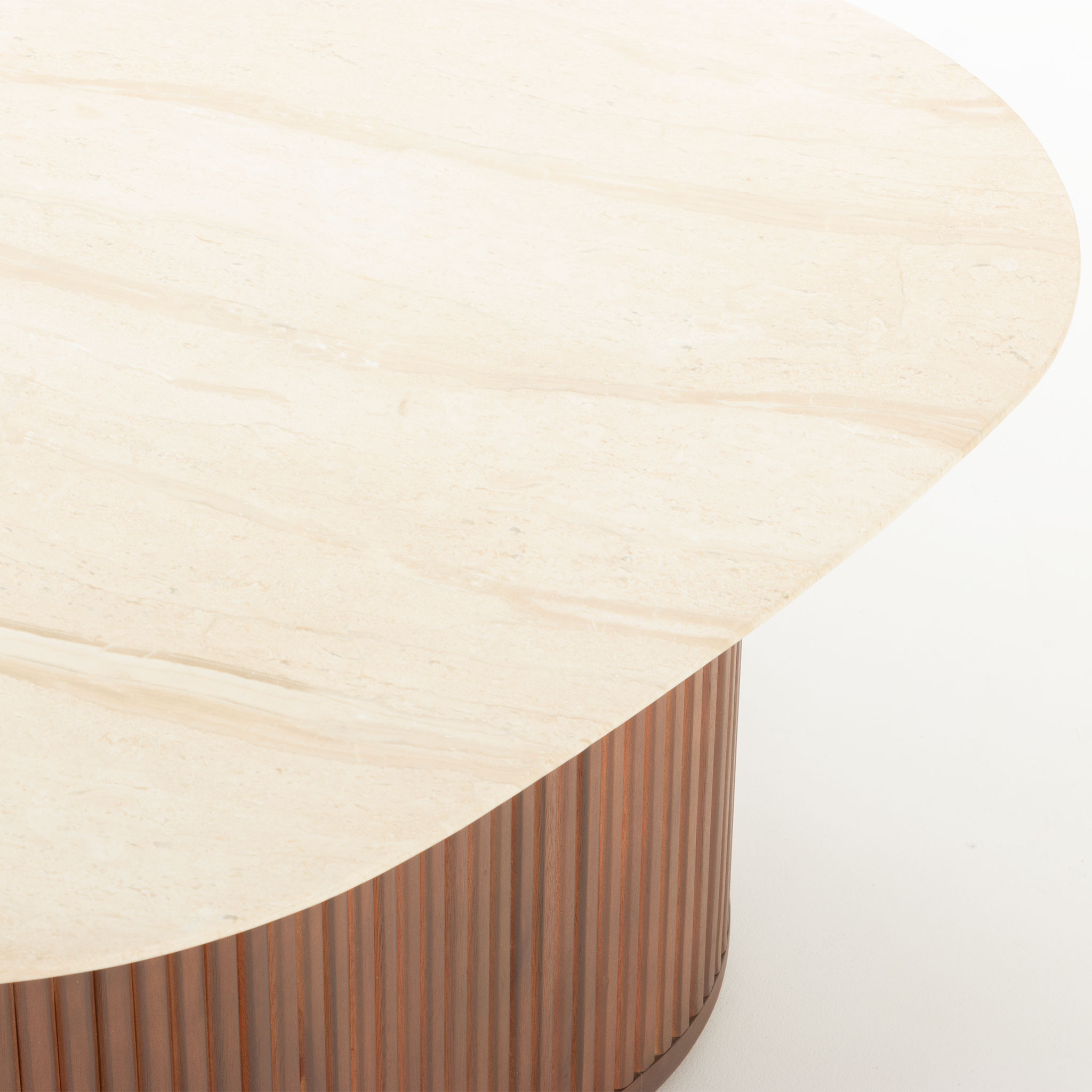 Azlea Outdoor Square Coffee Table - W90, Walnut Brown