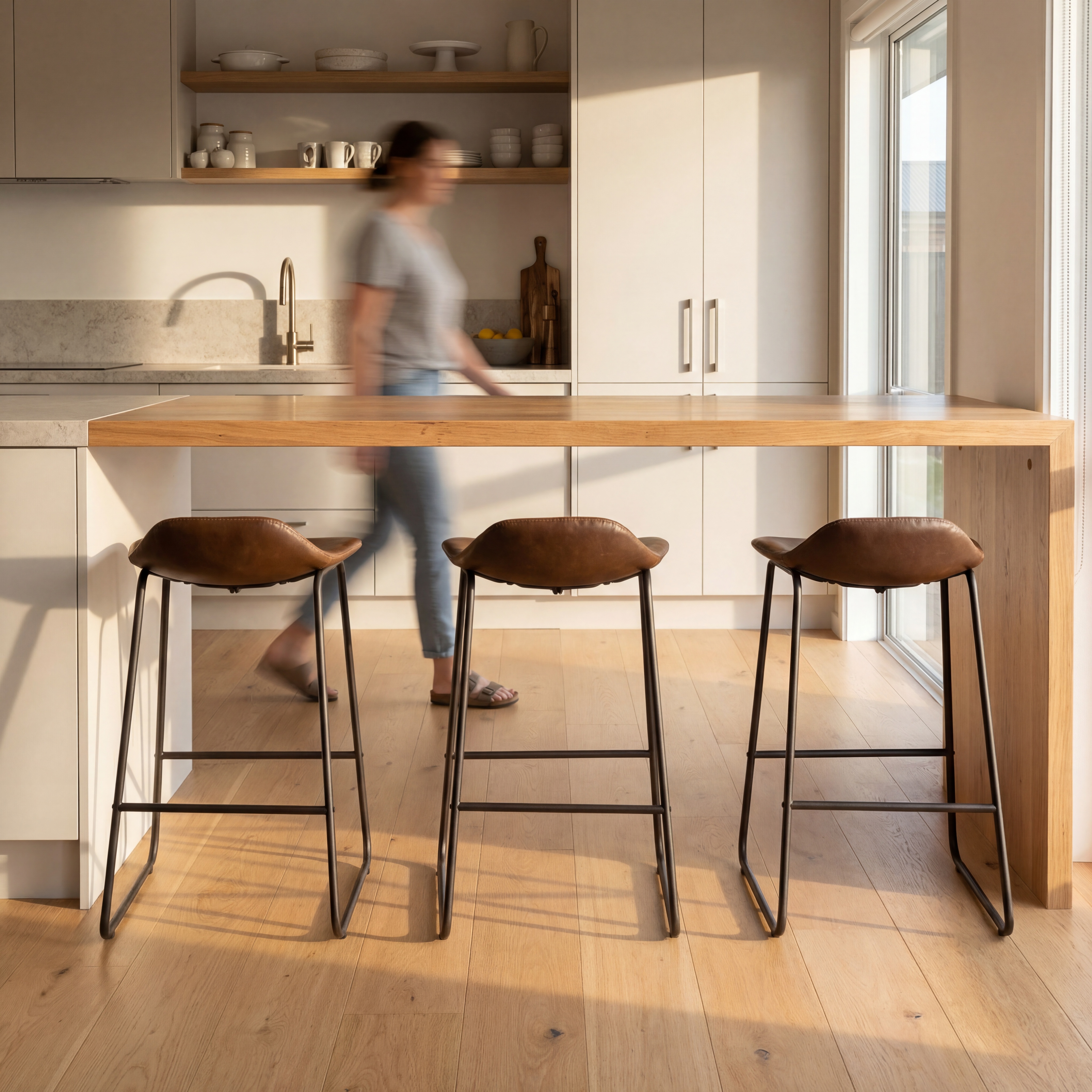 Vintage Tractor Seat Barstool, Espresso