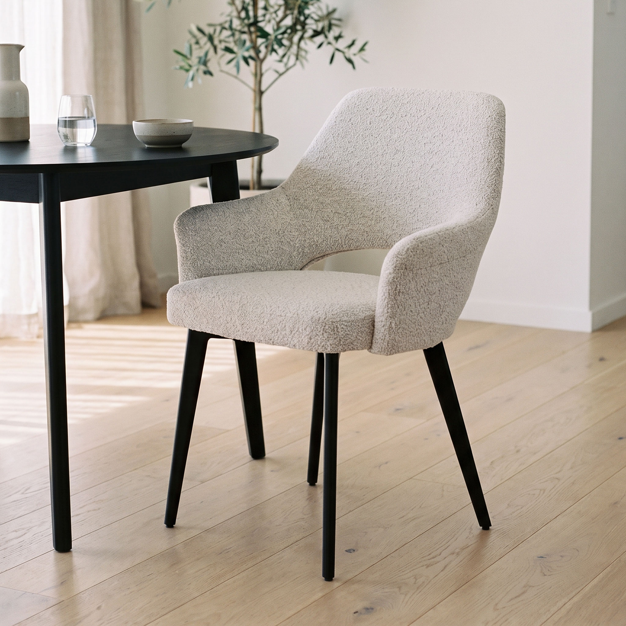 Ellie Dining Chair, Grey