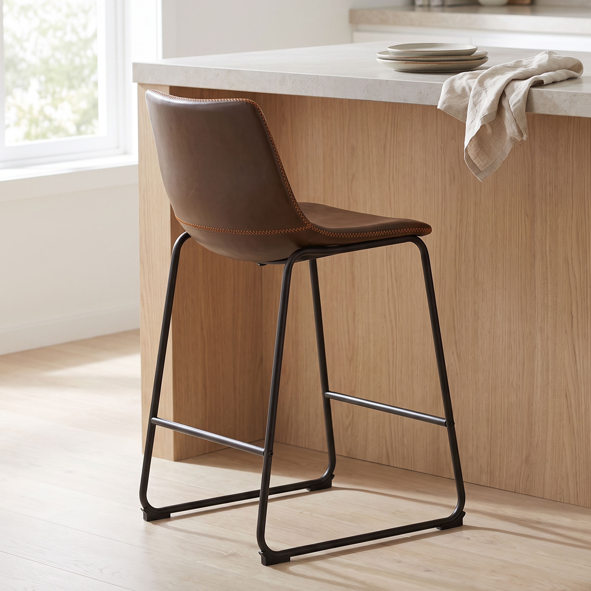 Vintage Barstool, Espresso