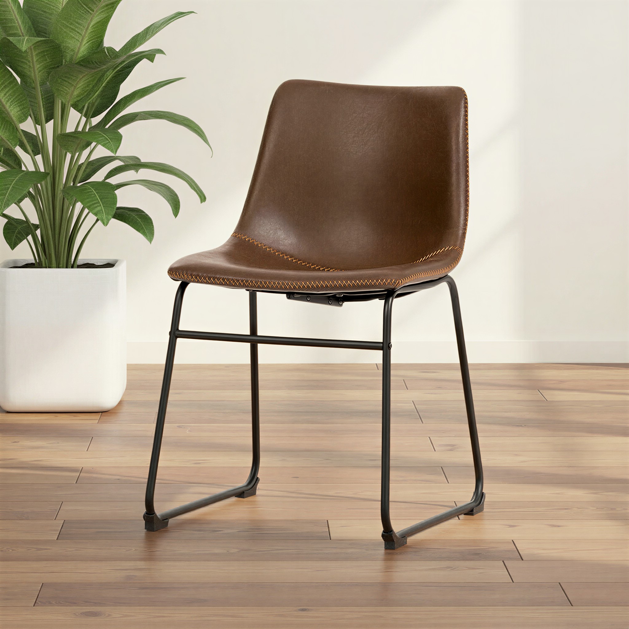 Vintage Dining Chair, Espresso