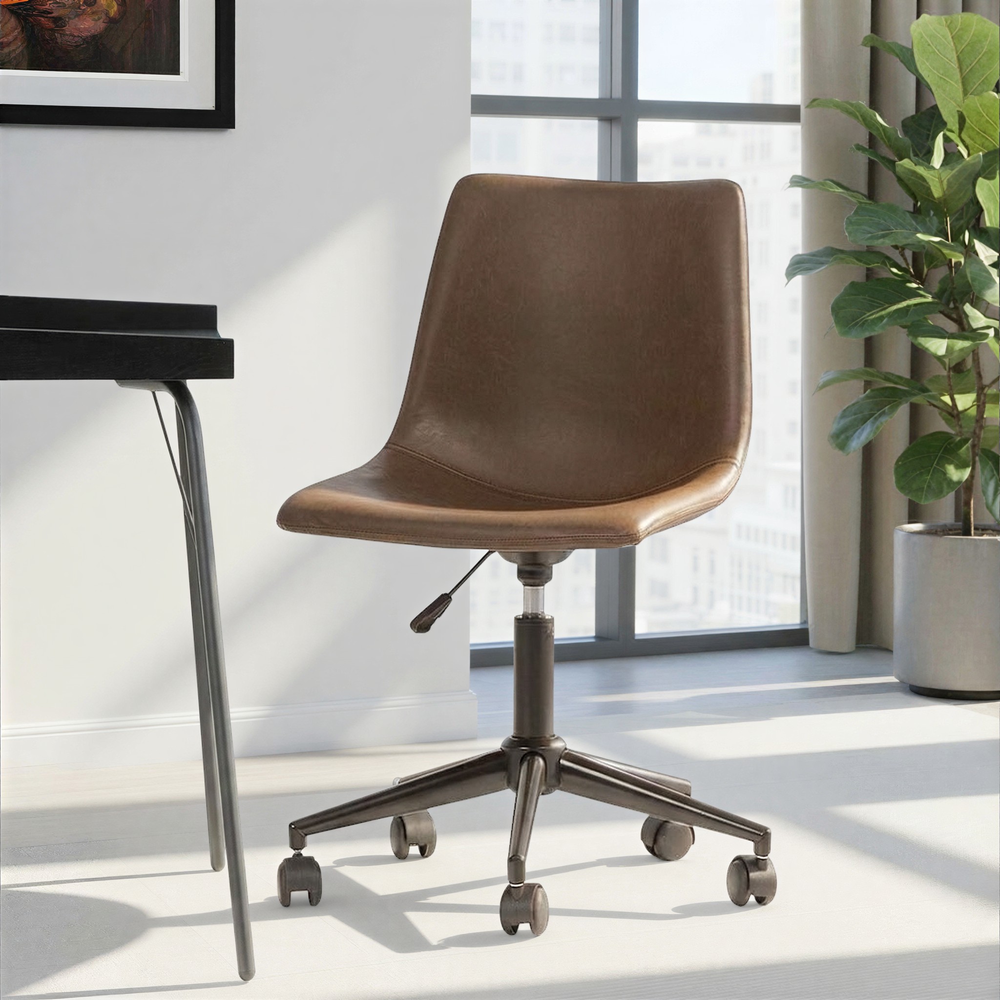 Vintage Office Chair, Espresso