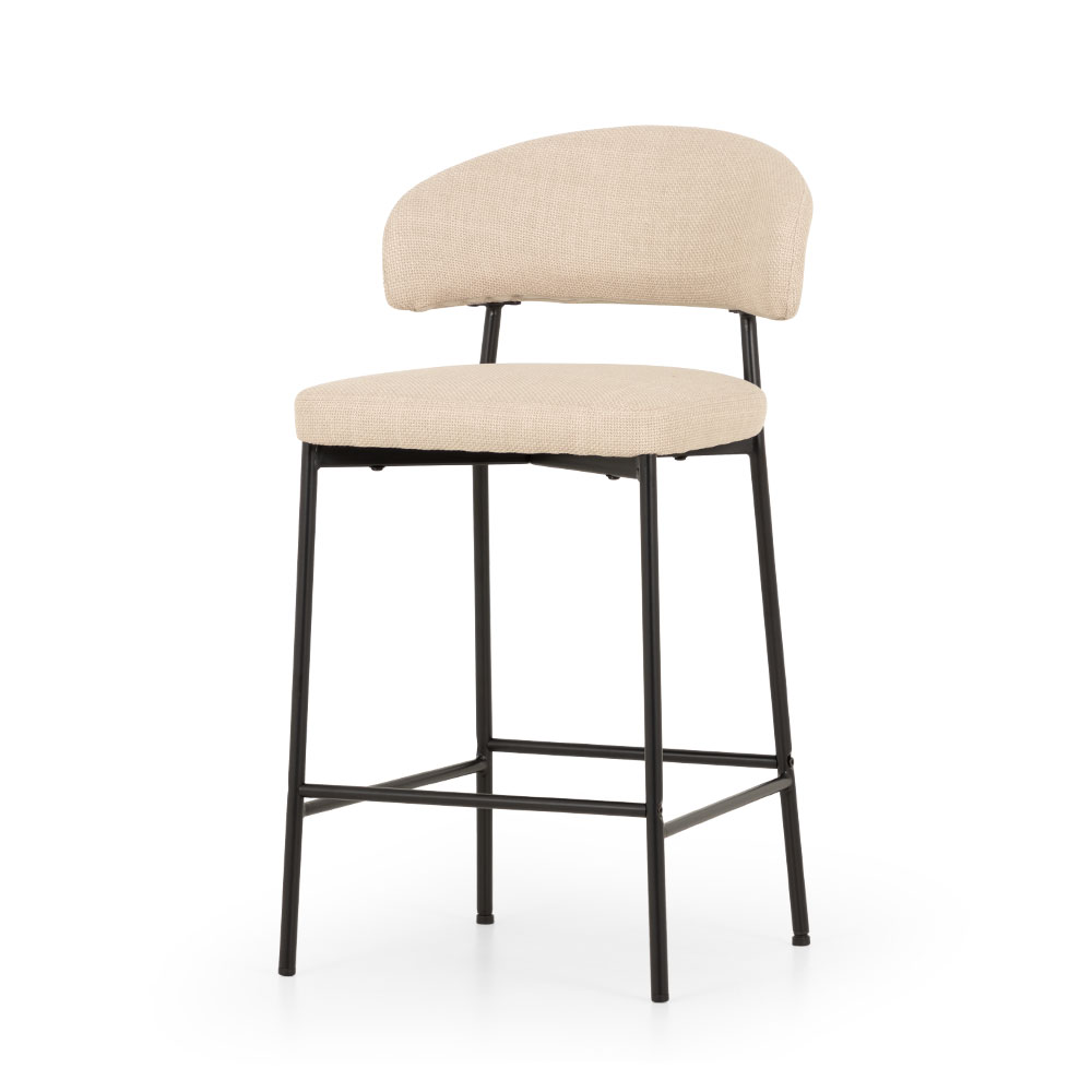 Whitly Barstool, Beige