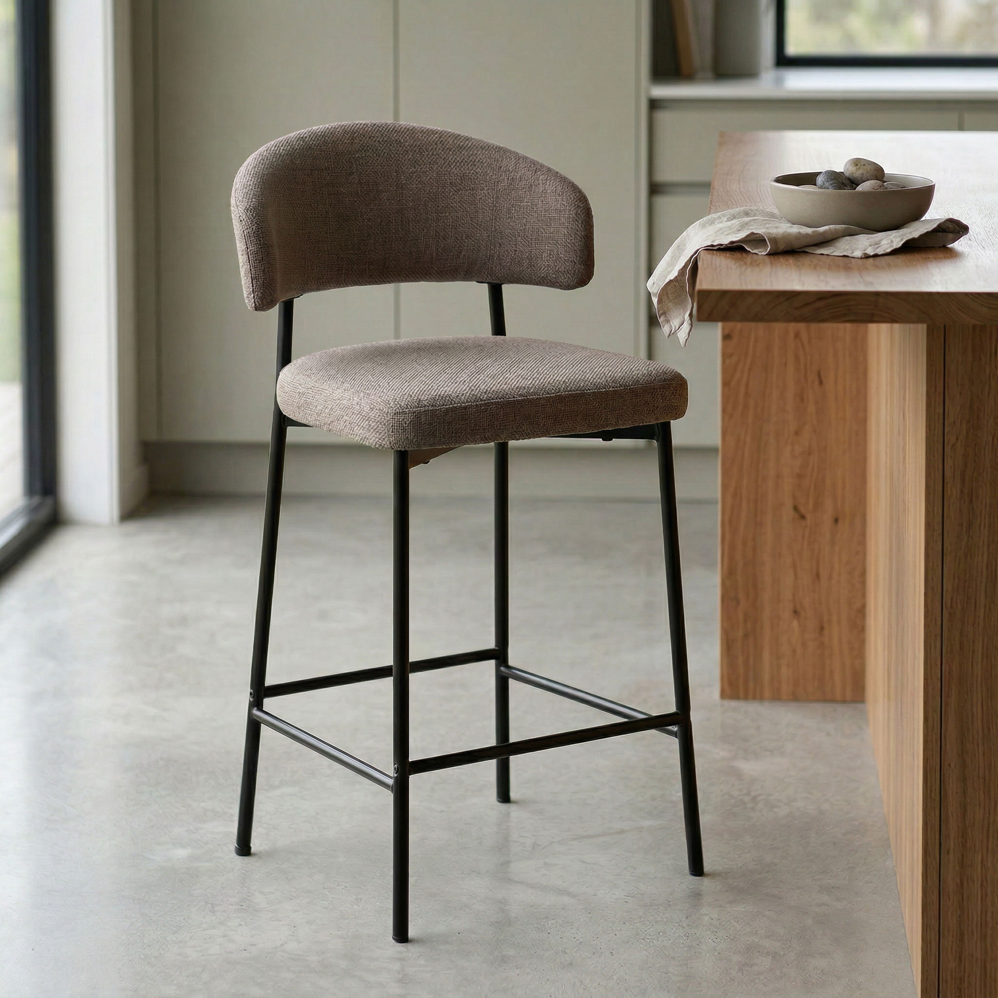 Whitly Barstool, Grey