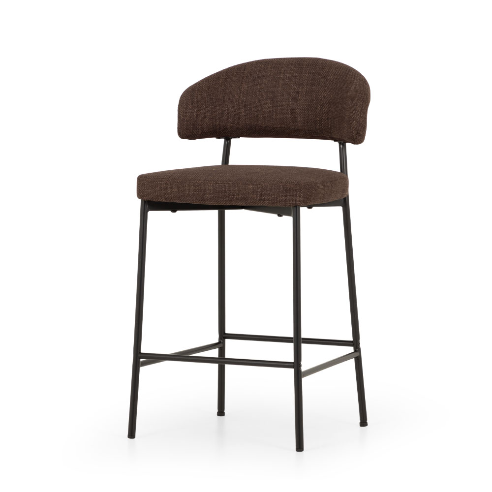 Whitly Barstool, Dark Brown