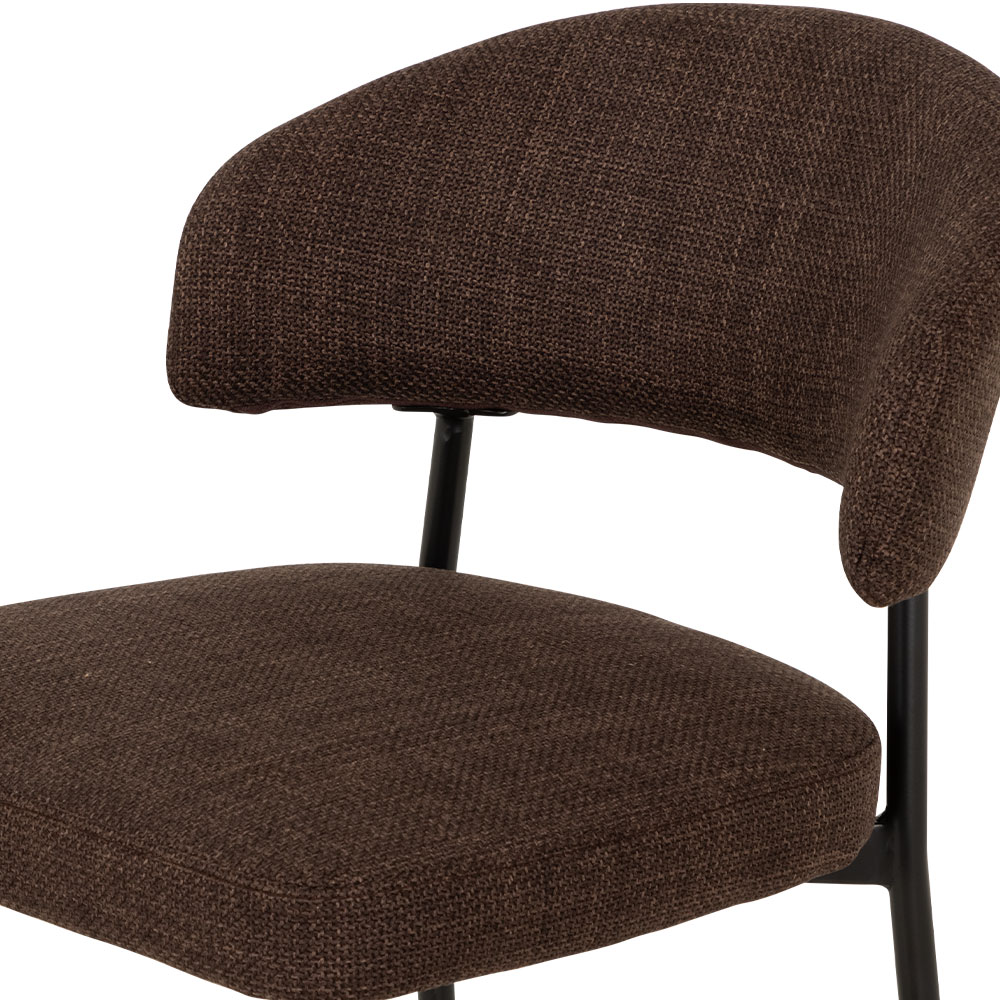 Whitly Barstool, Dark Brown
