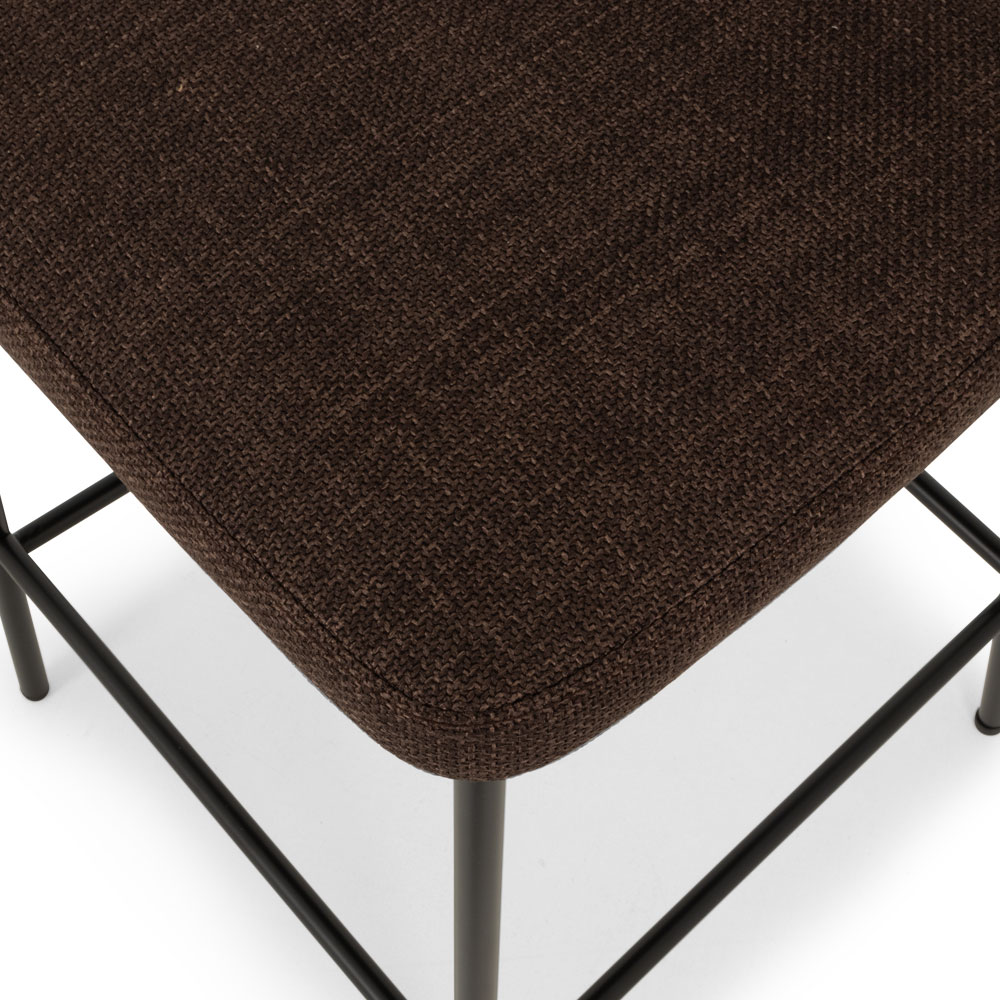 Whitly Barstool, Dark Brown