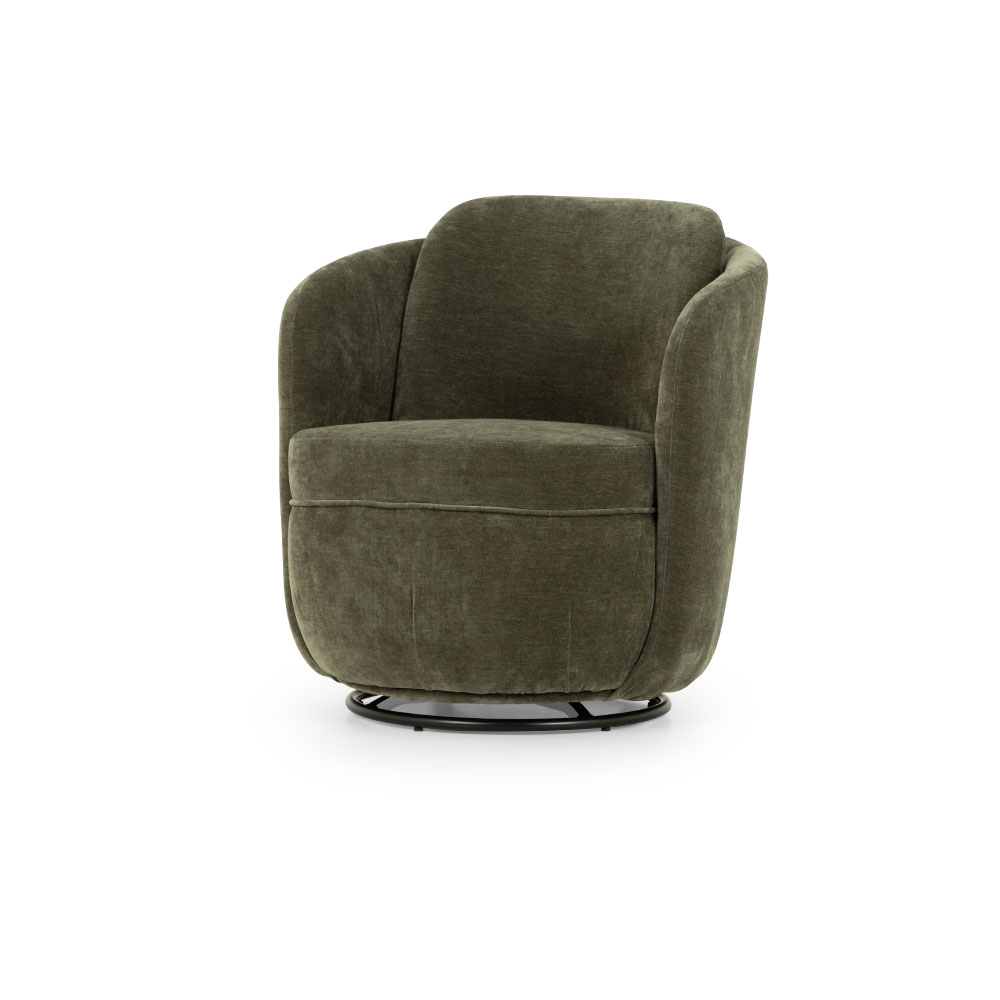 Hamner Swivel Chair, Green