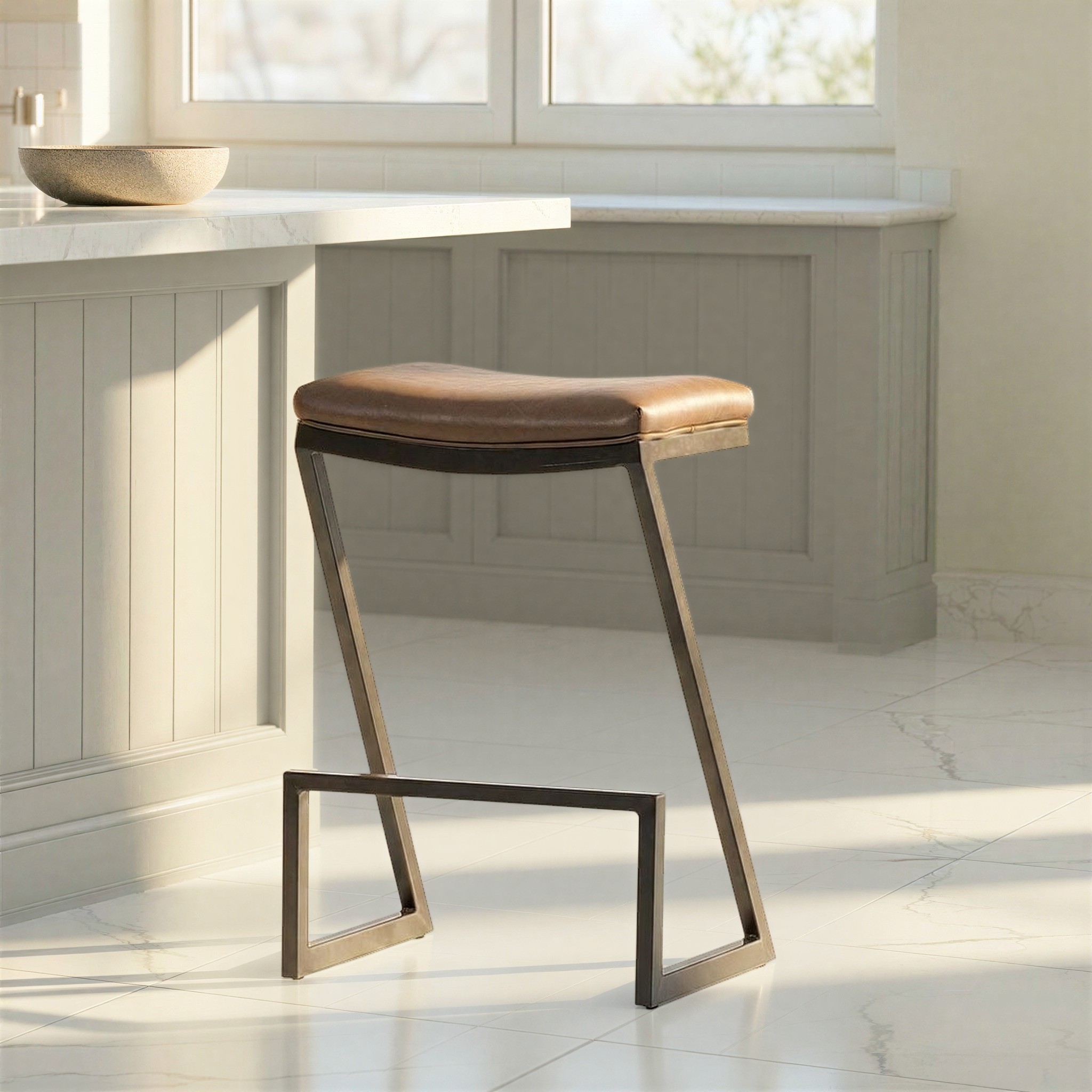 Vintage Z Barstool, Espresso