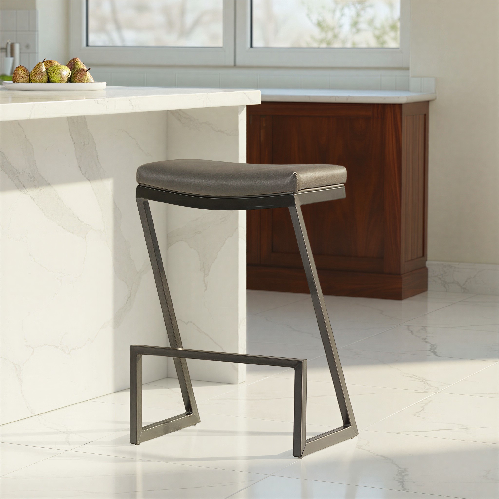 Vintage Z Barstool, Grey