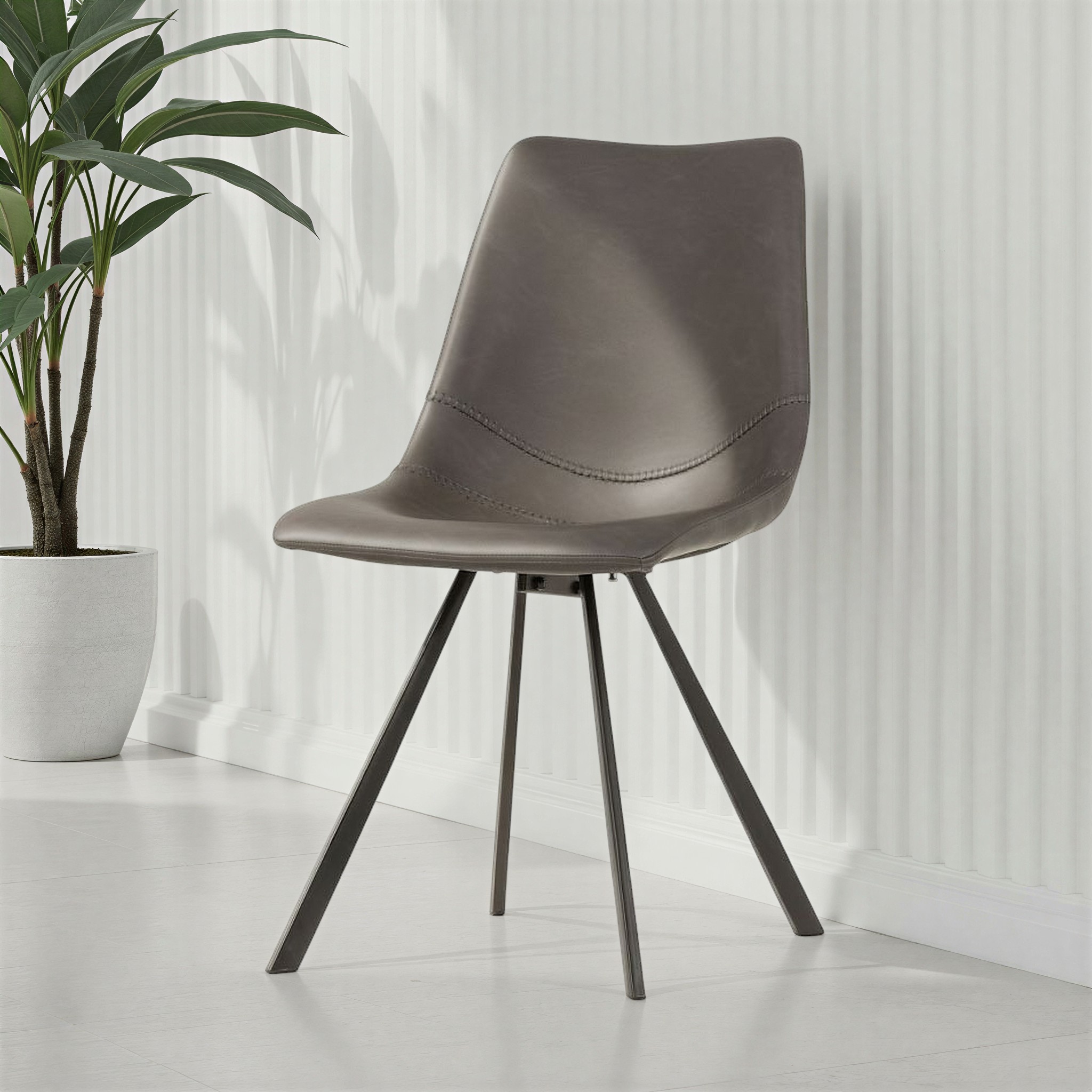 Clevedon Dining Chair, Charcoal