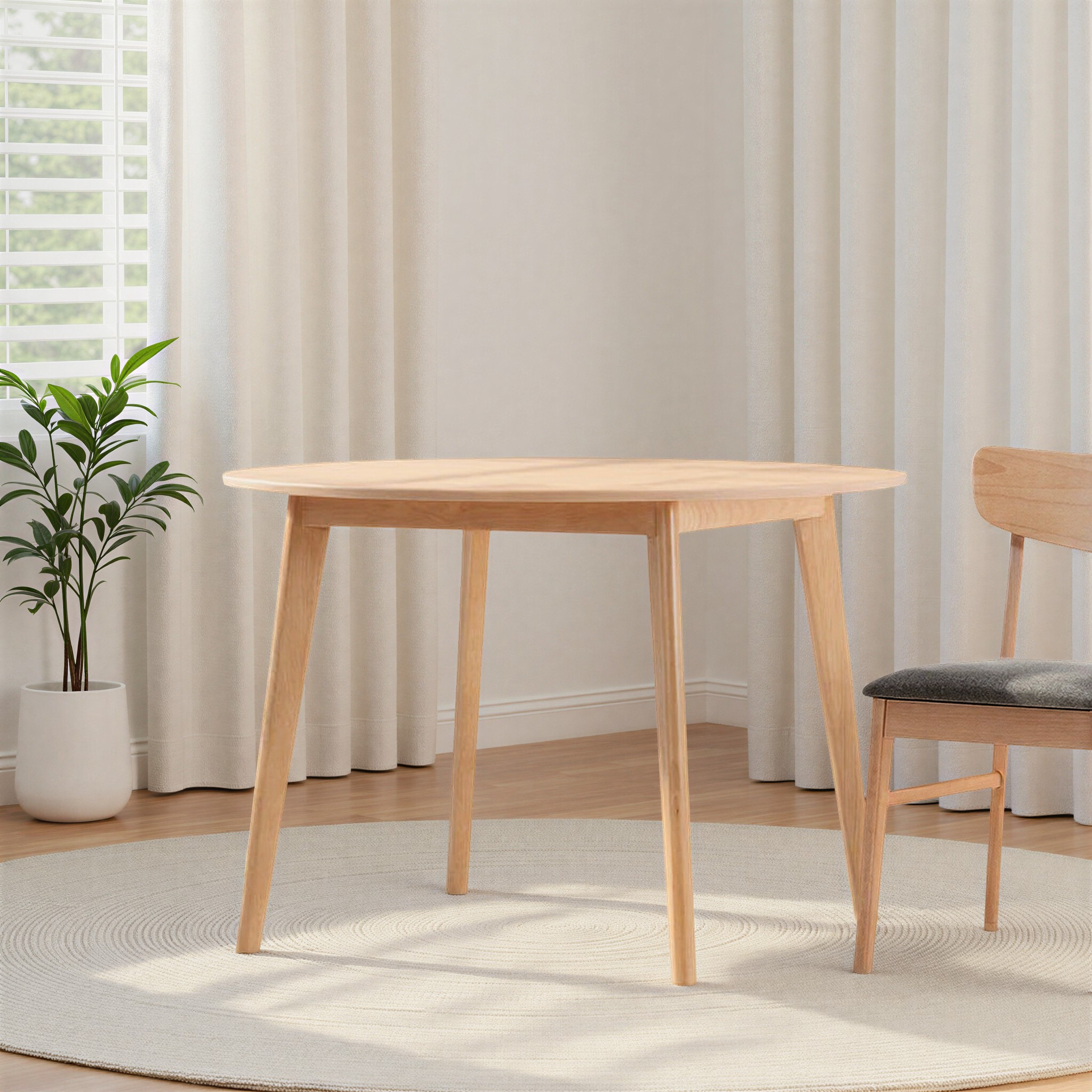 Veno Round Dining Table - W110, Light