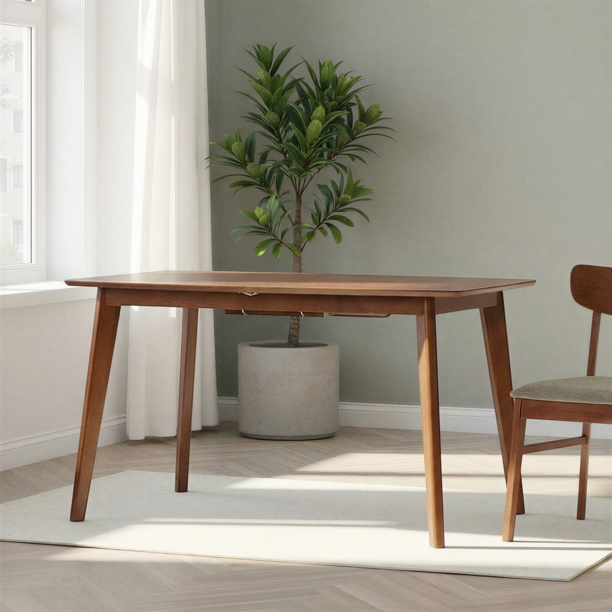 Veno Extension Dining Table - W120/150, Walnut