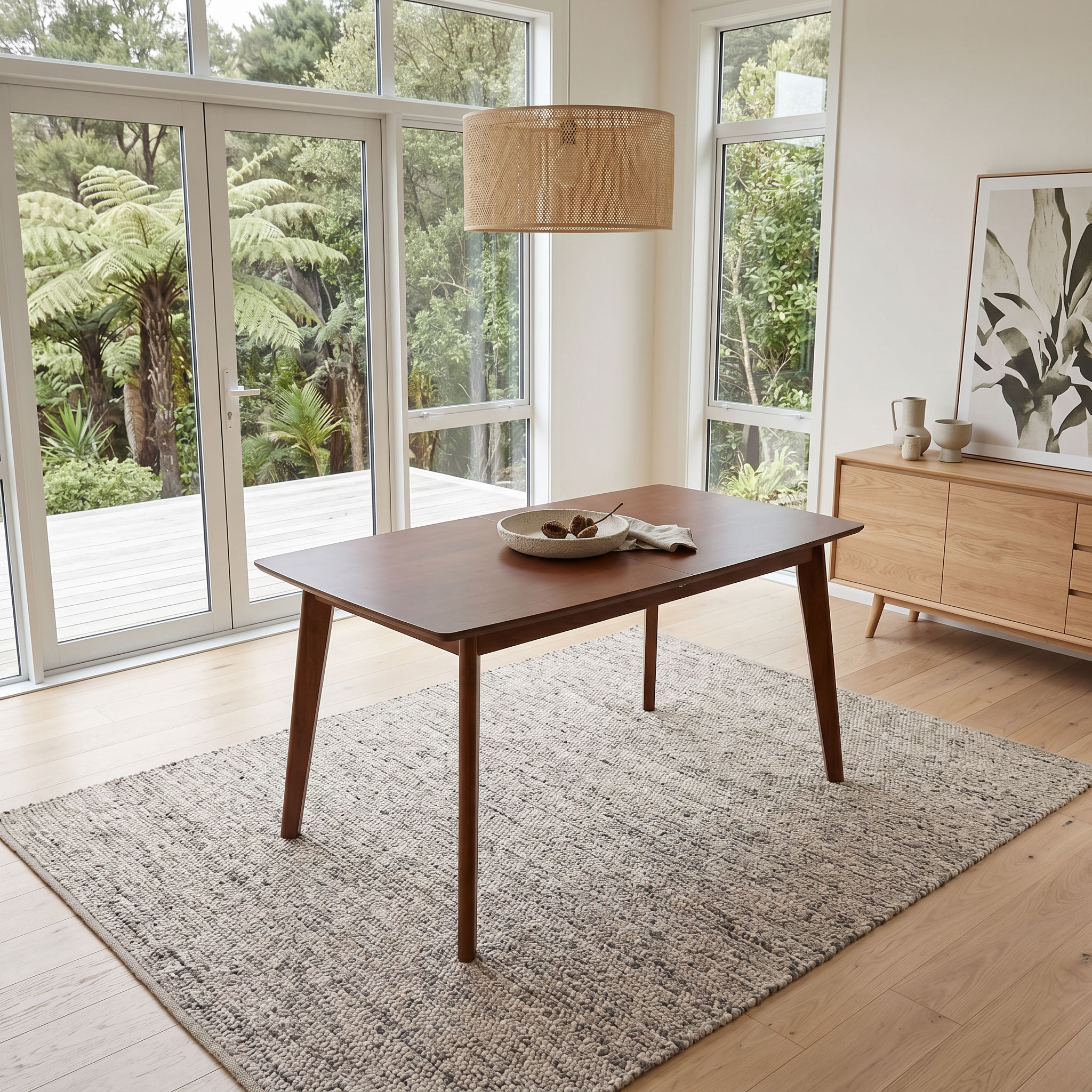 Veno Extension Dining Table - W120/150, Walnut