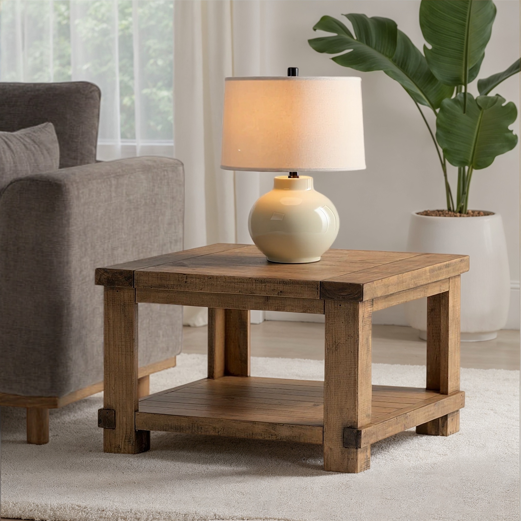 Industrial Side Table