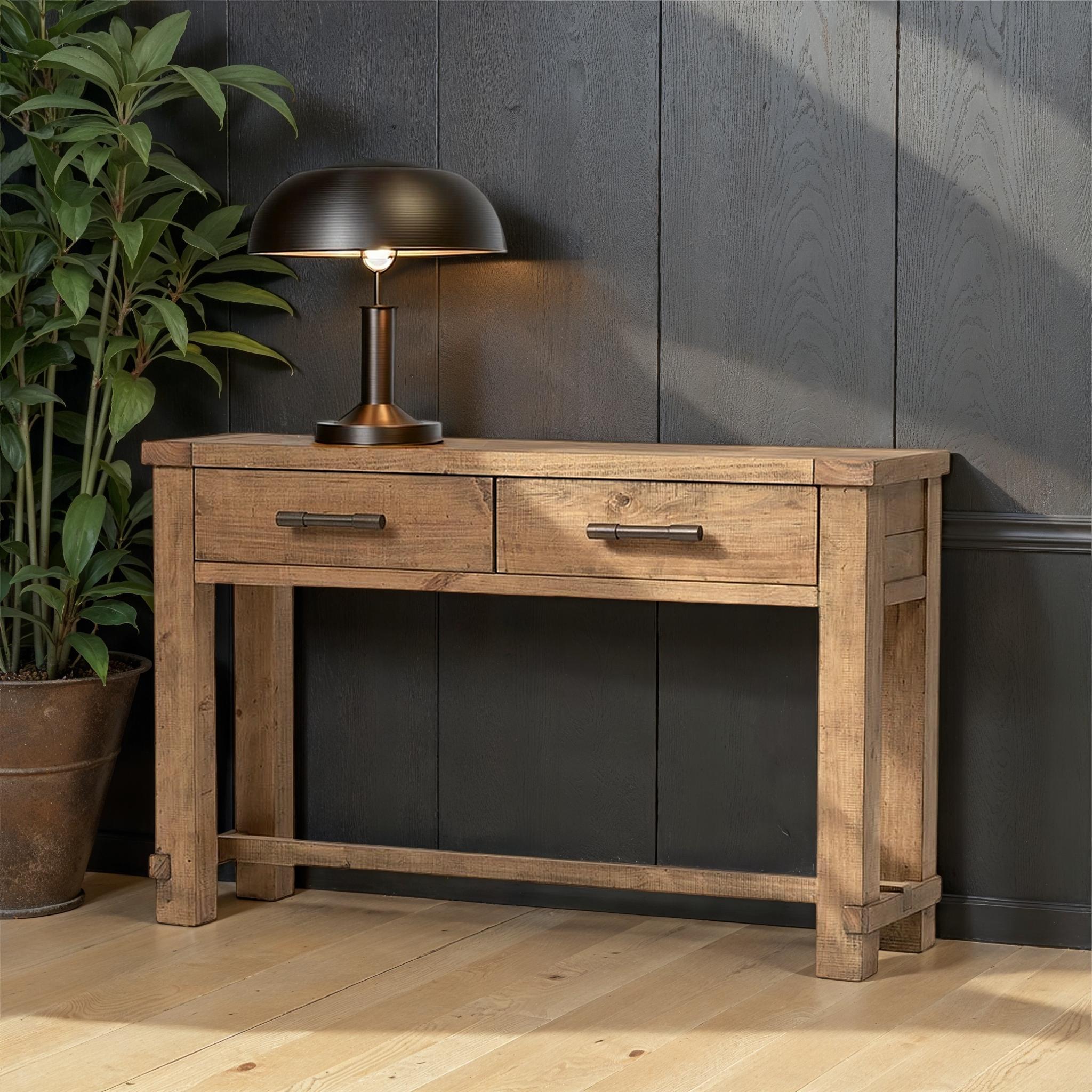 Industrial Console Table