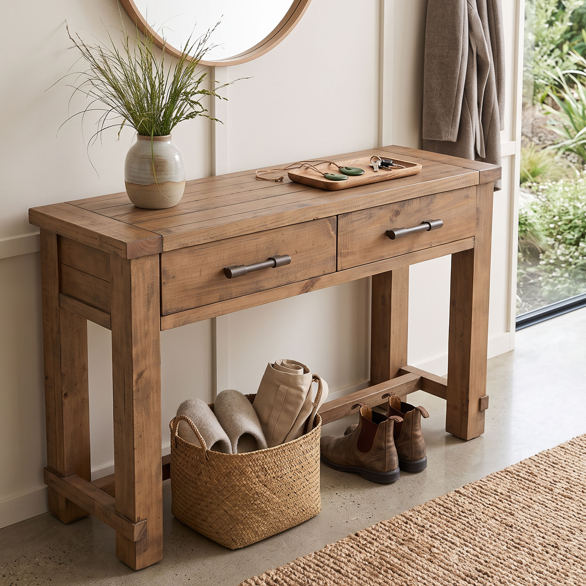 Industrial Console Table