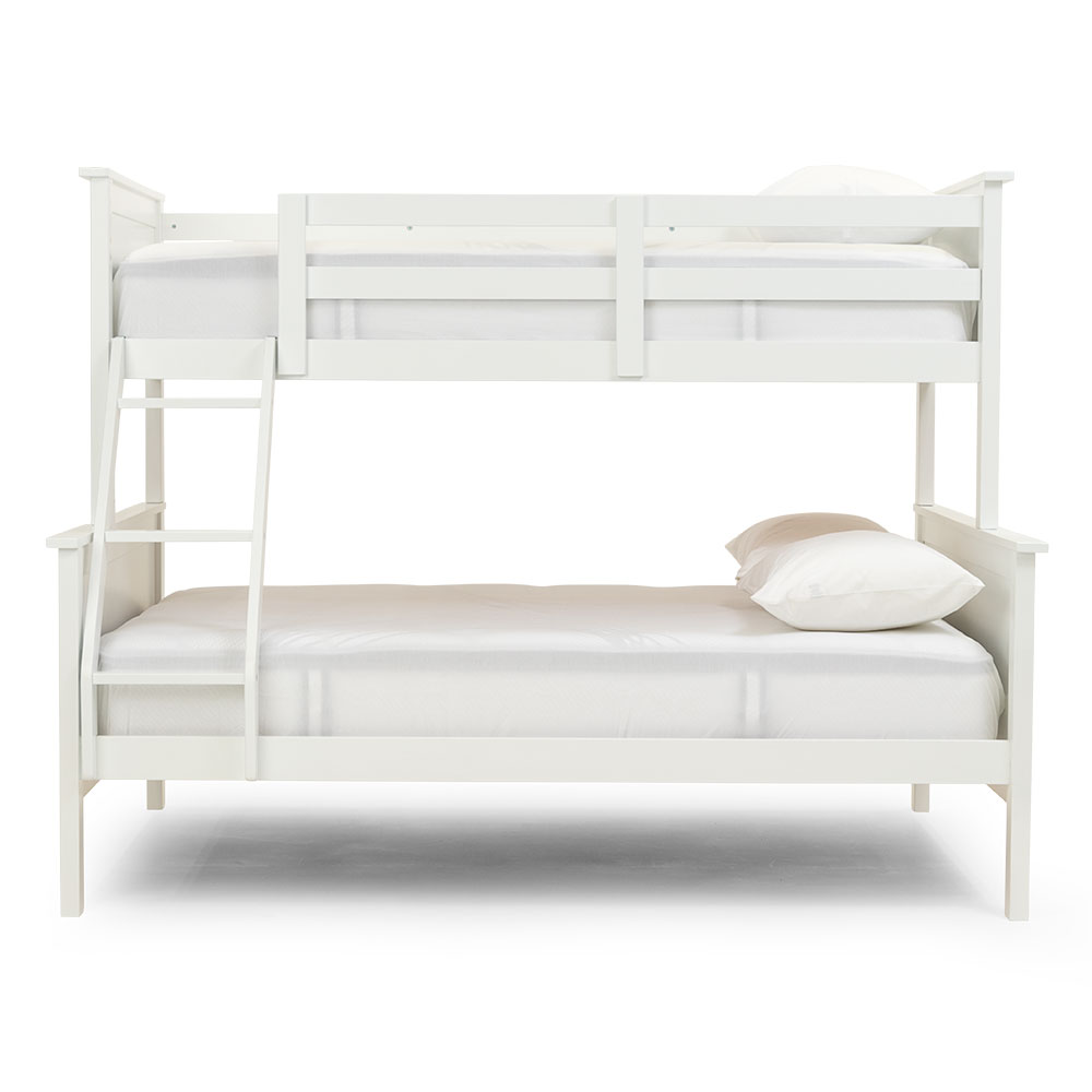 Addison Single/Double Bunk Bed Frame, White