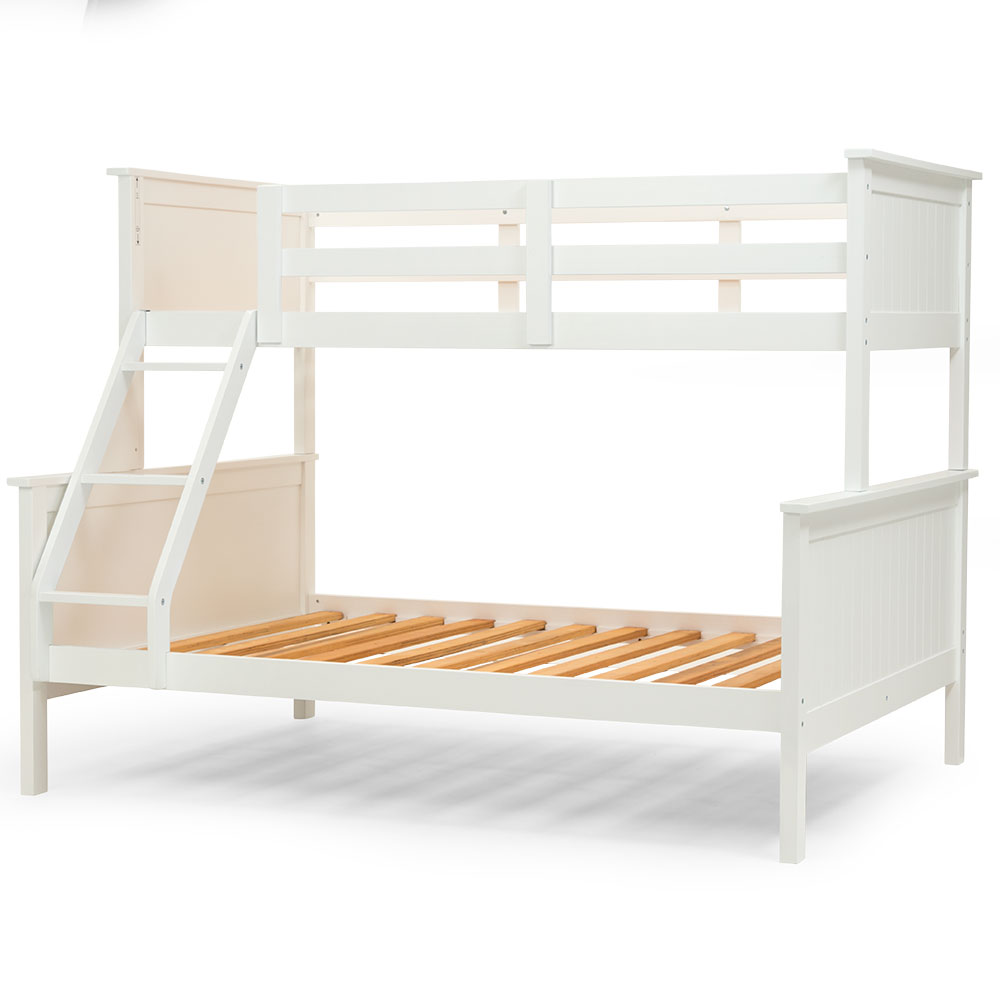 Addison Single/Double Bunk Bed Frame, White