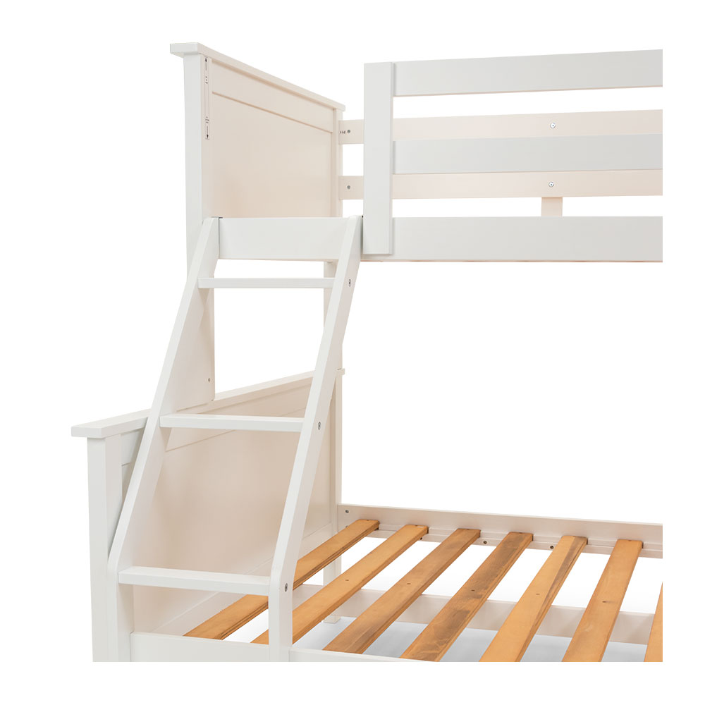 Addison Single/Double Bunk Bed Frame, White