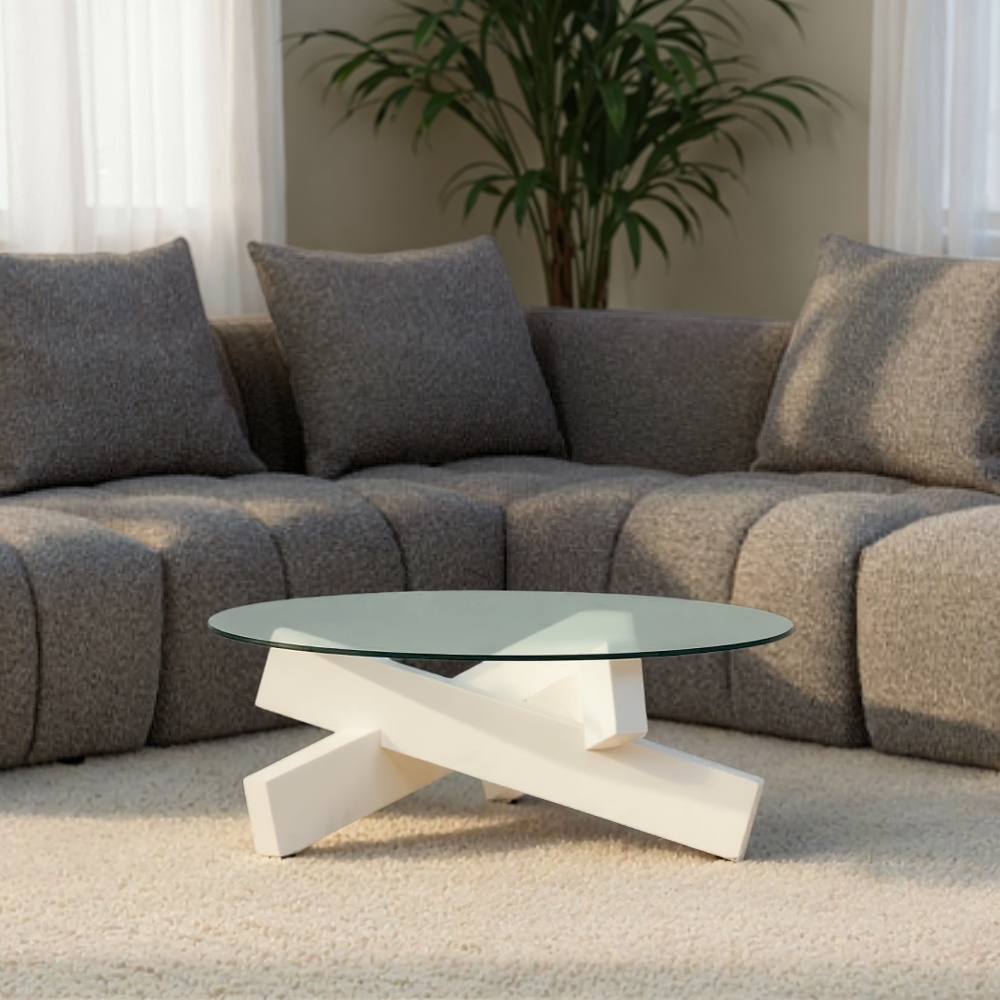 Kara Coffee Table, White