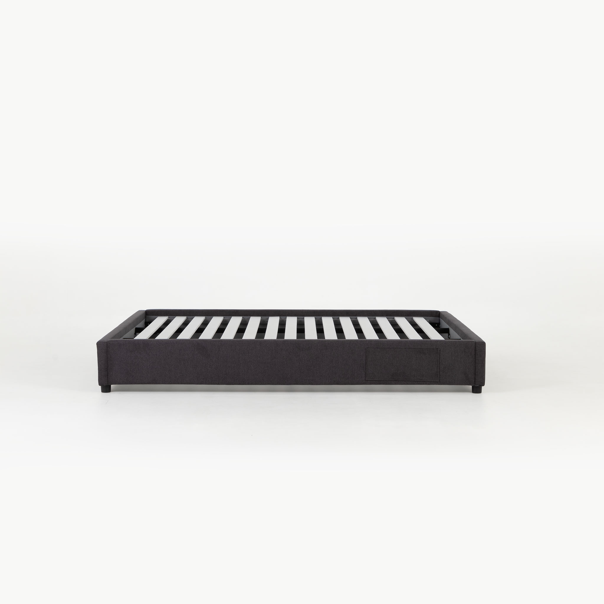 Elise King Bed Base, Charcoal