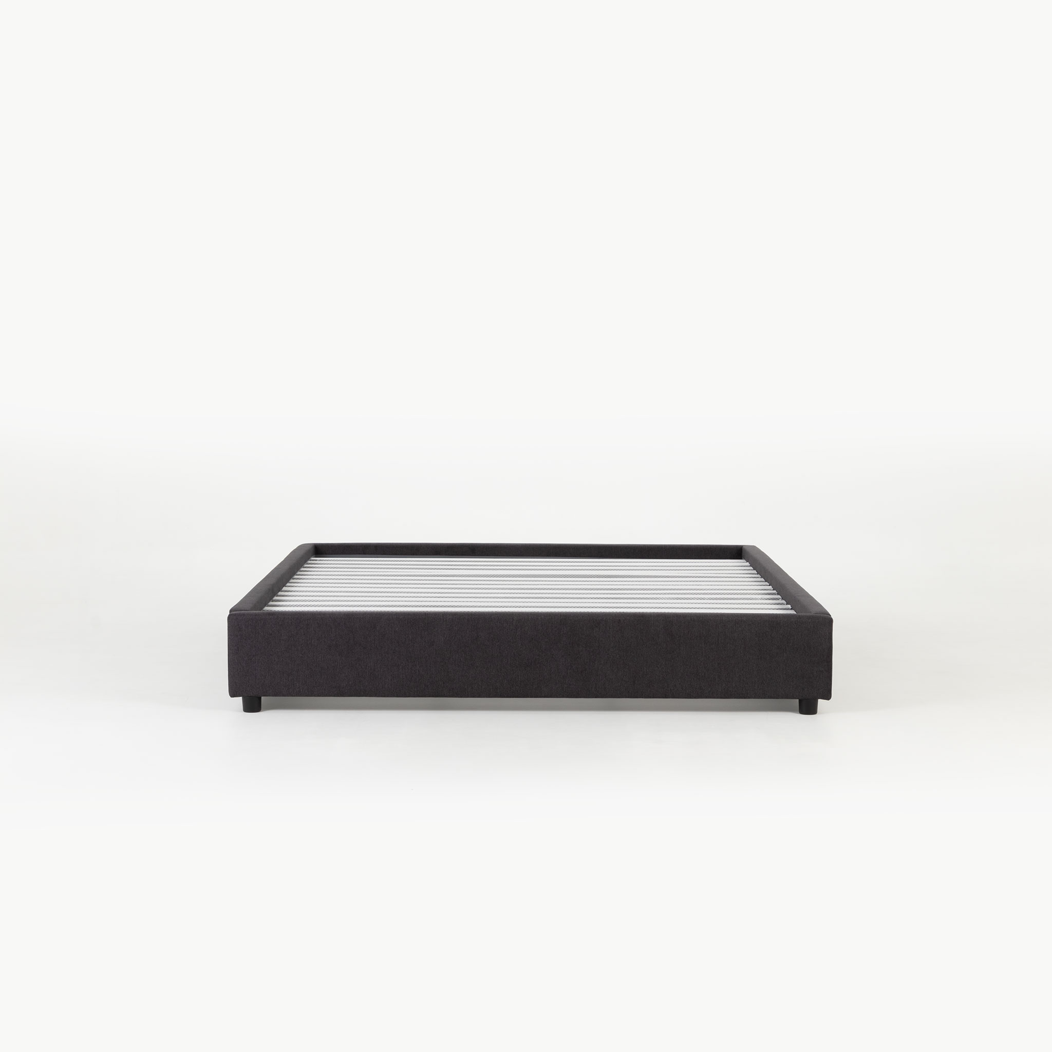 Elise King Bed Base, Charcoal