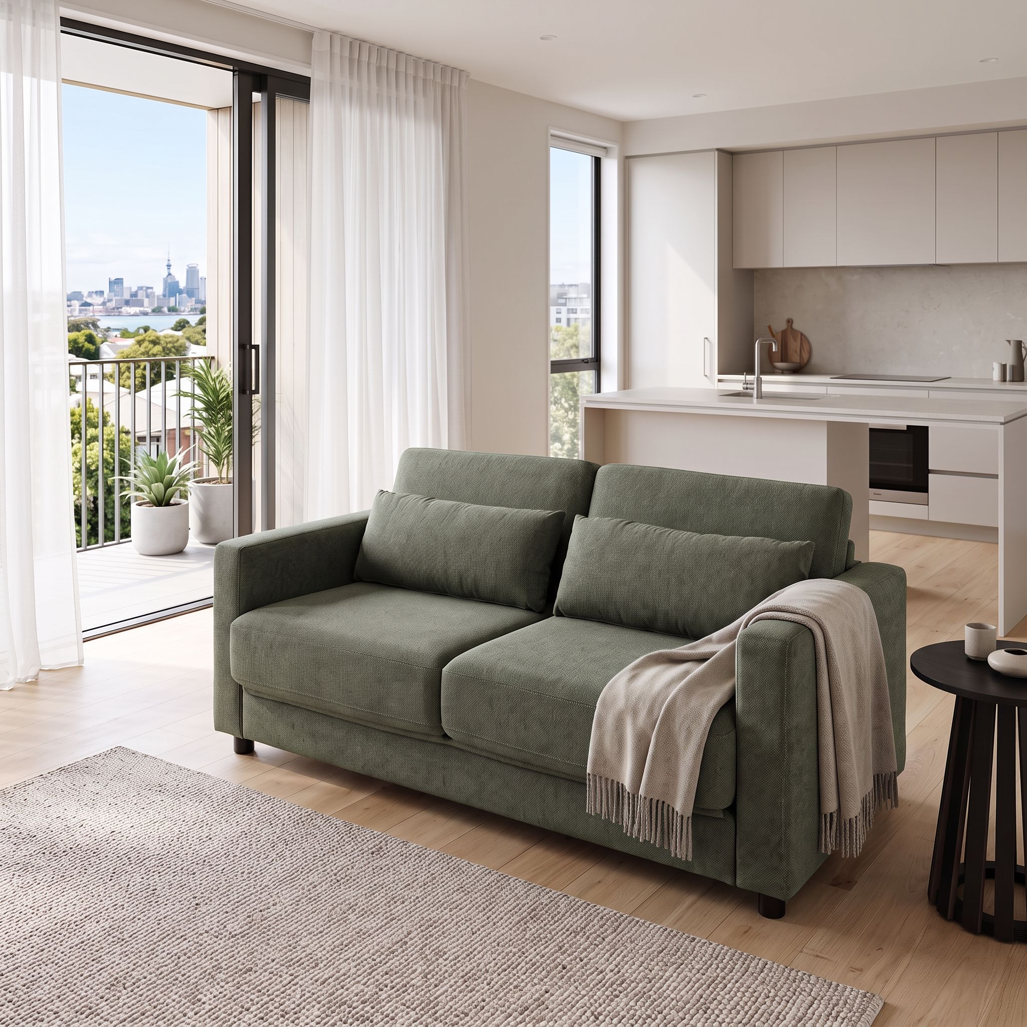 Dawson Sofa Bed, Green