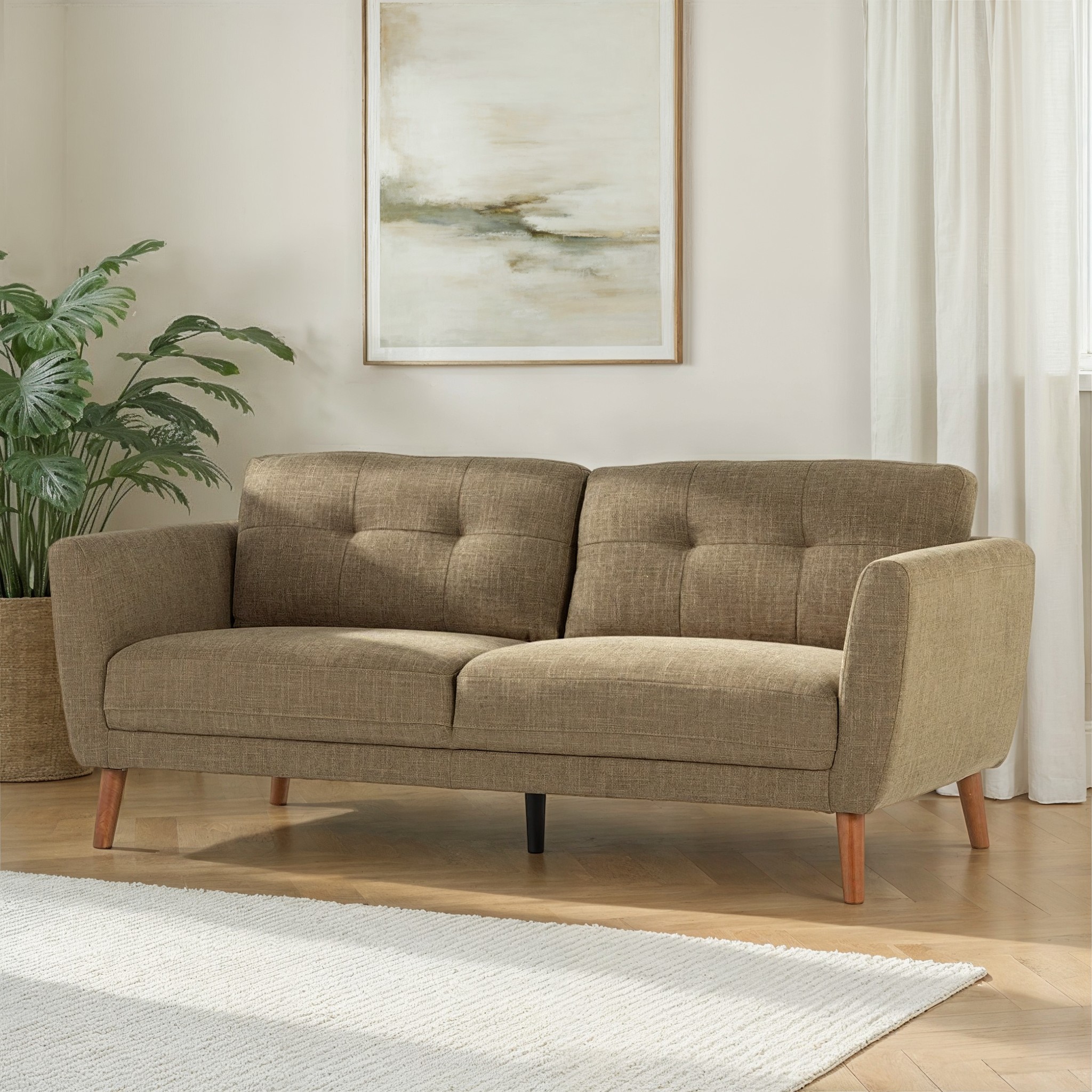 Liam 3 Seater Sofa, Green