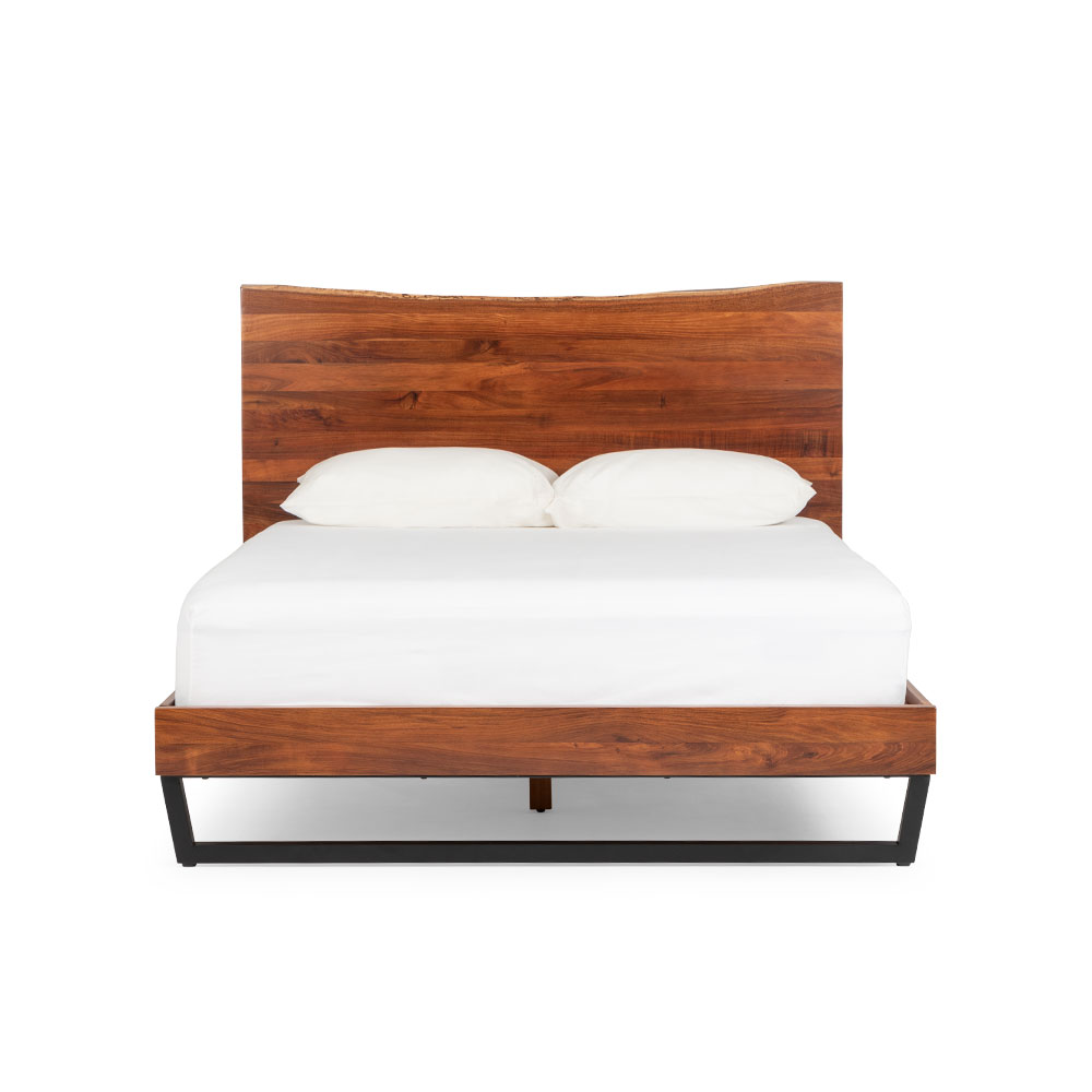 Tipaz King Bed Frame Live Edge