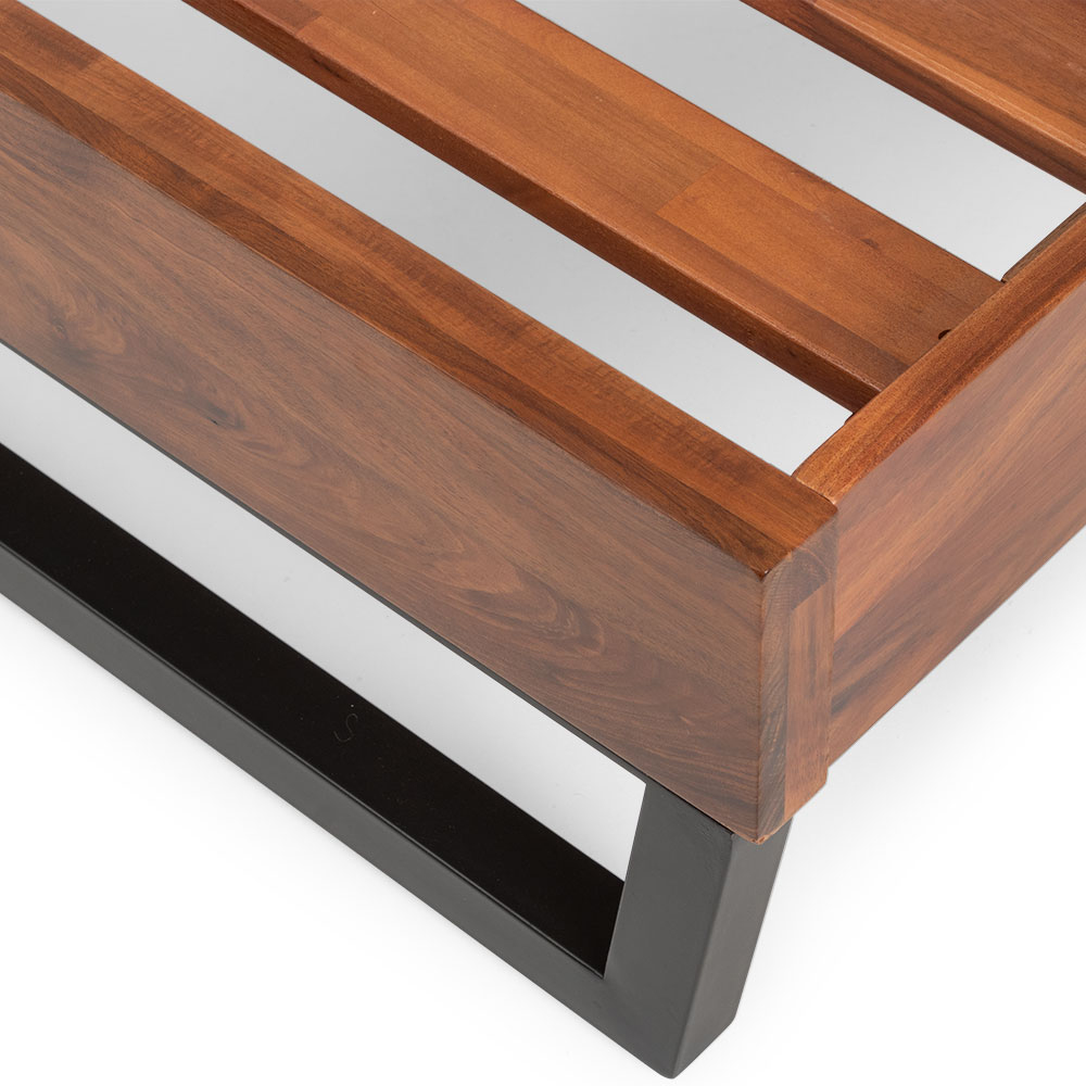 Tipaz King Bed Frame Live Edge