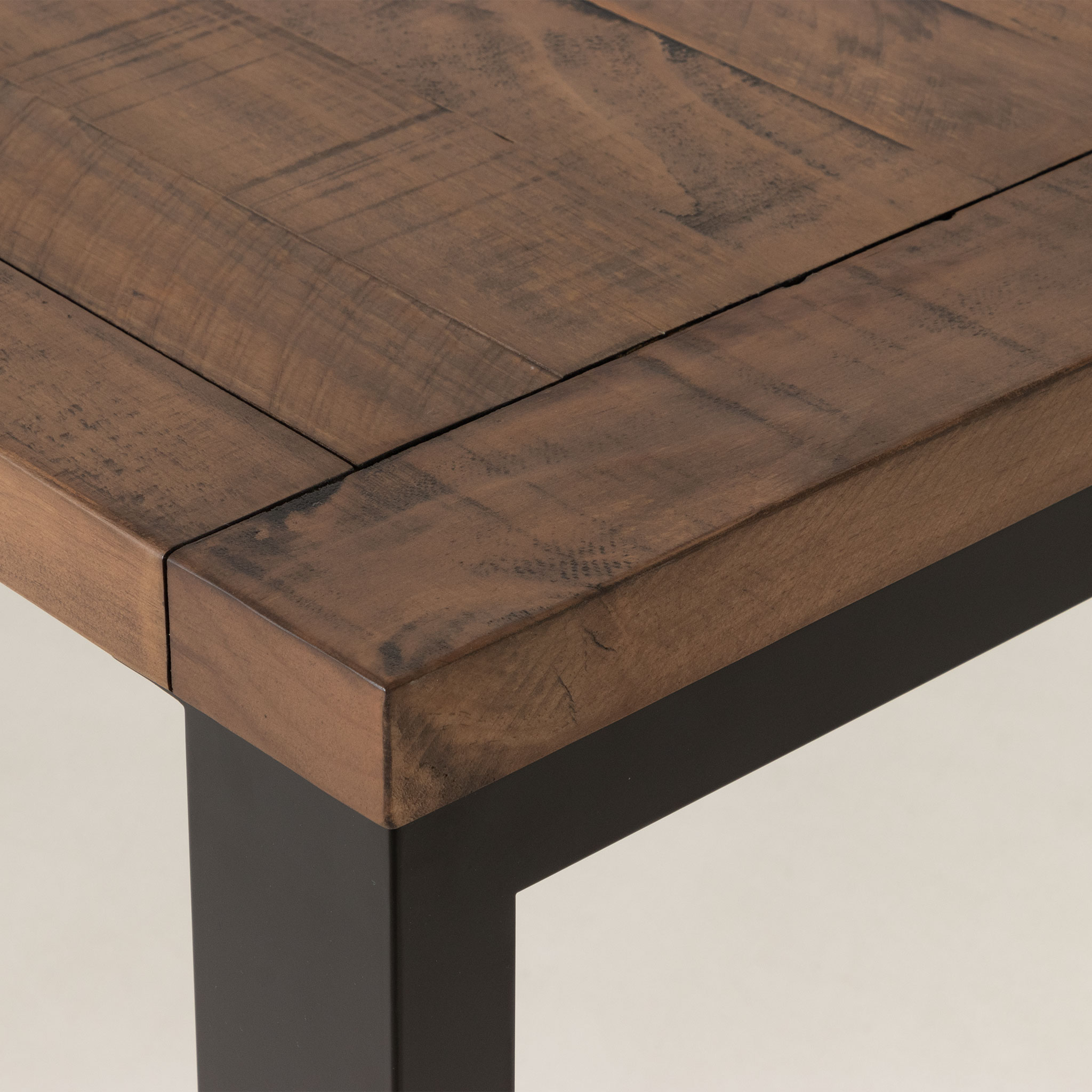 Barnwood Dining Table W180, Dark