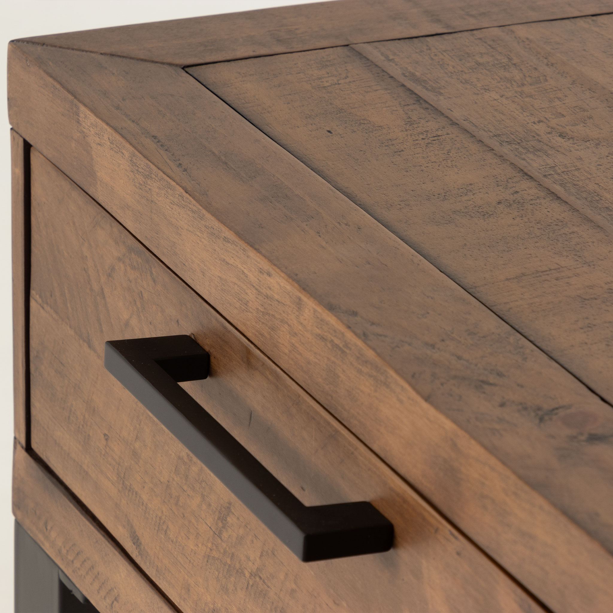 Barnwood Console Table, Dark