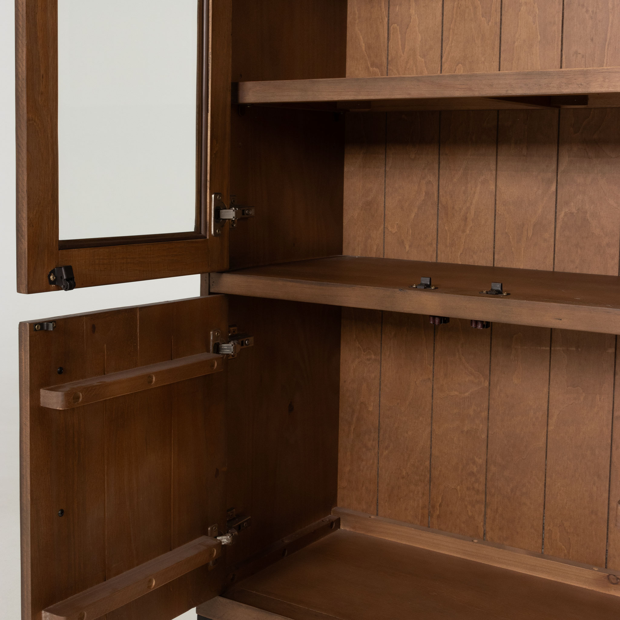 Barnwood Display Cabinet, Dark