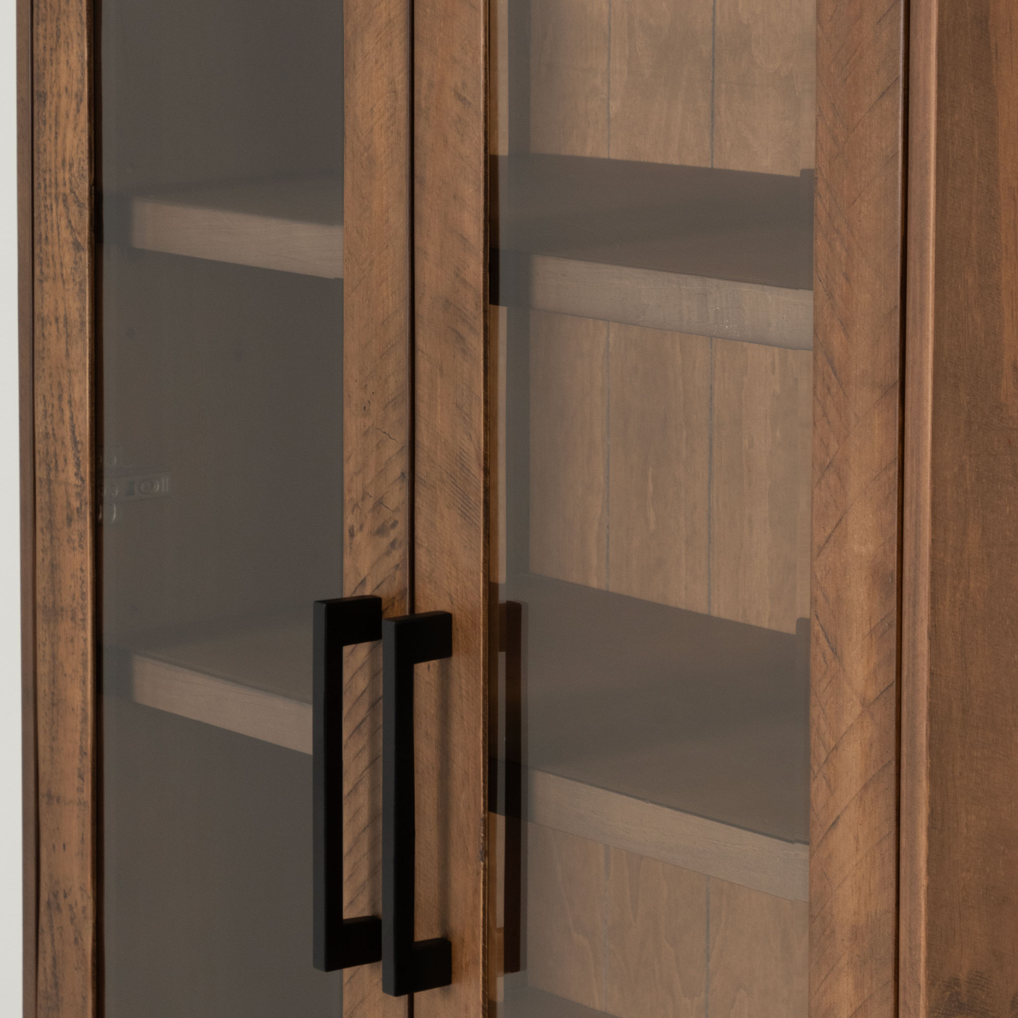 Barnwood Display Cabinet, Dark