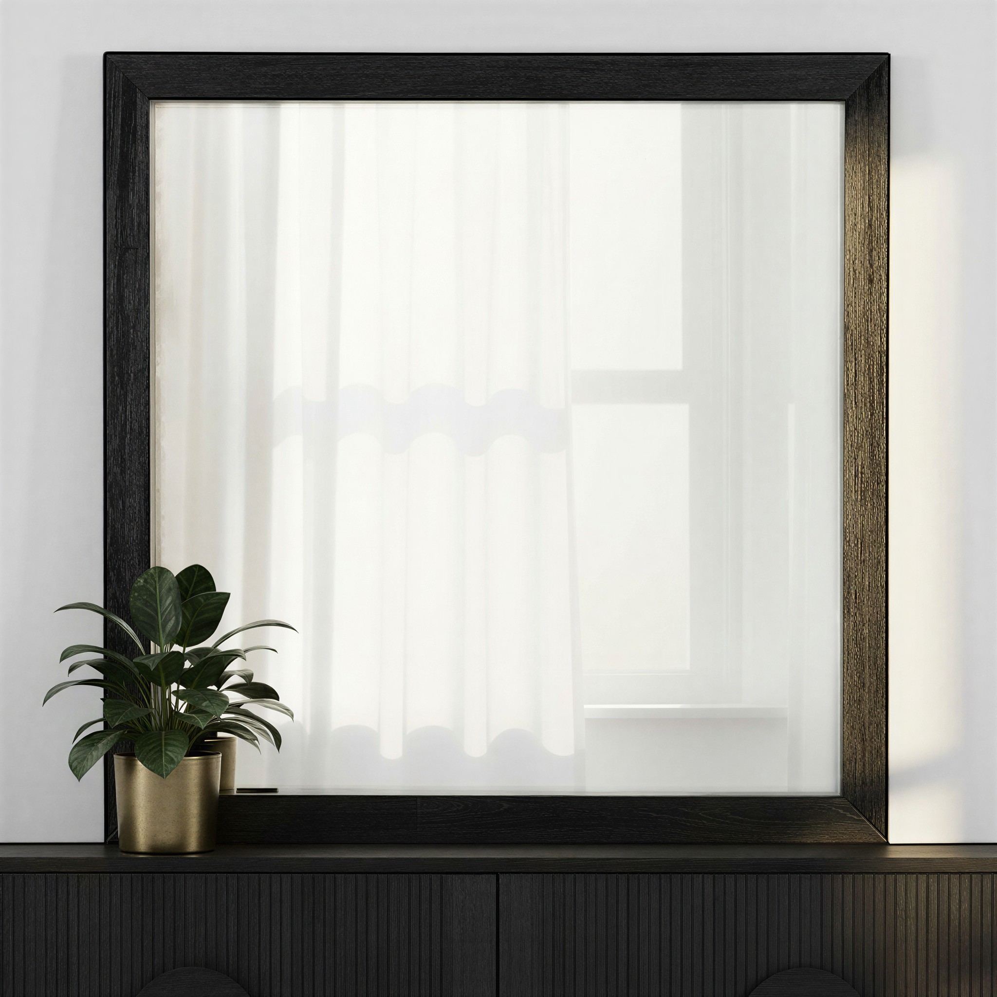 Oslo Dresser Mirror, Dark