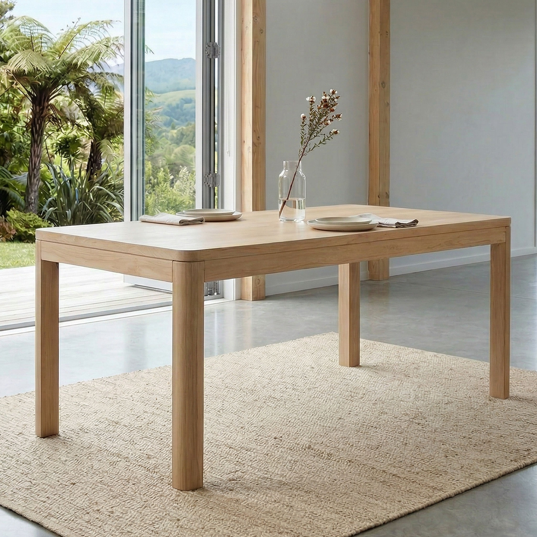 Bromley Dining Table - W180, Light