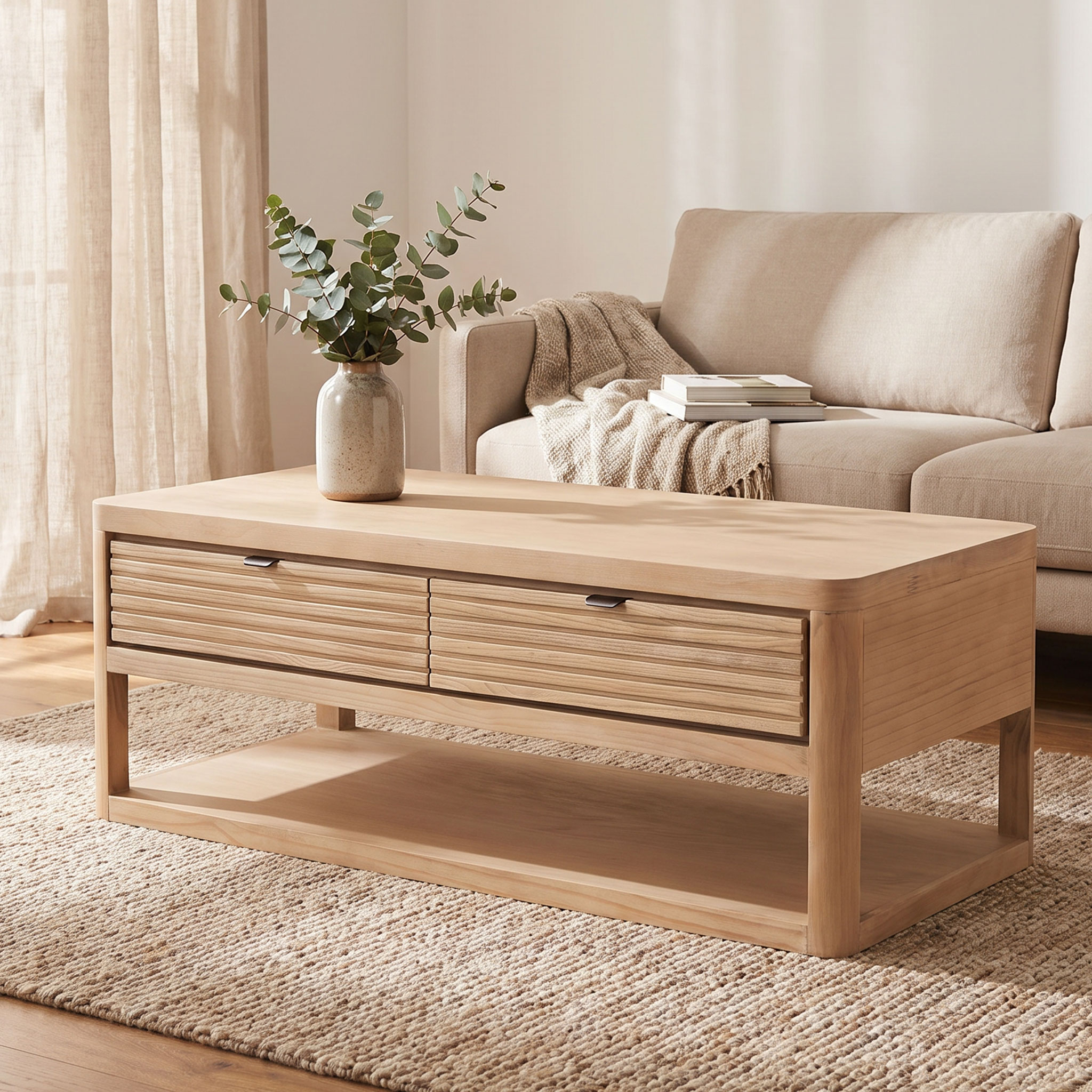 Bromley Coffee Table, Light