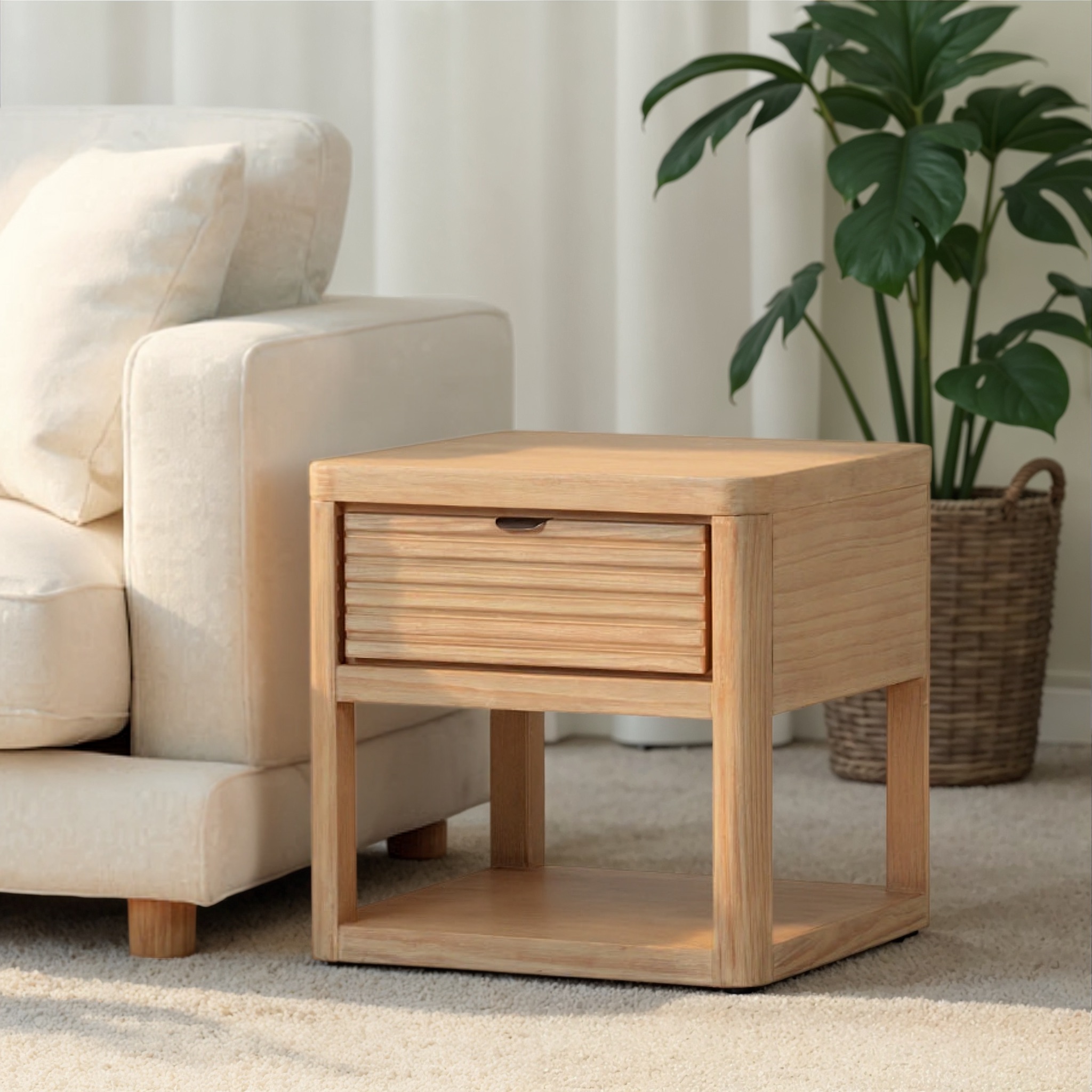 Bromley Side Table, Light