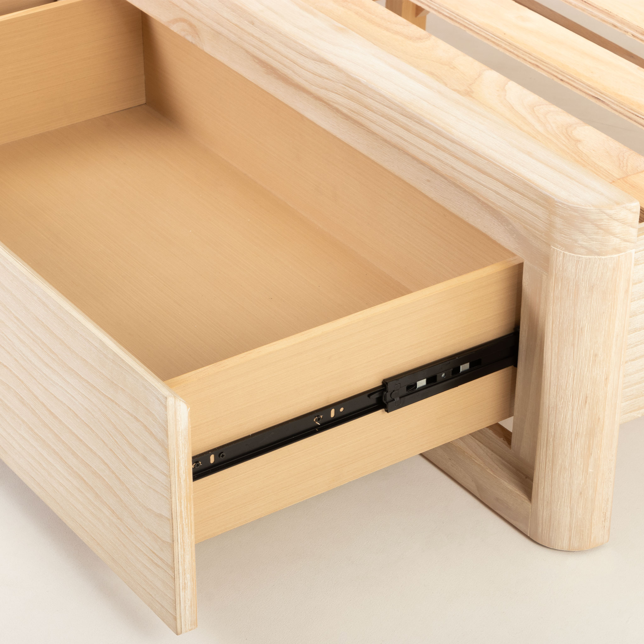 Aspen Super King Bed Frame with Storage