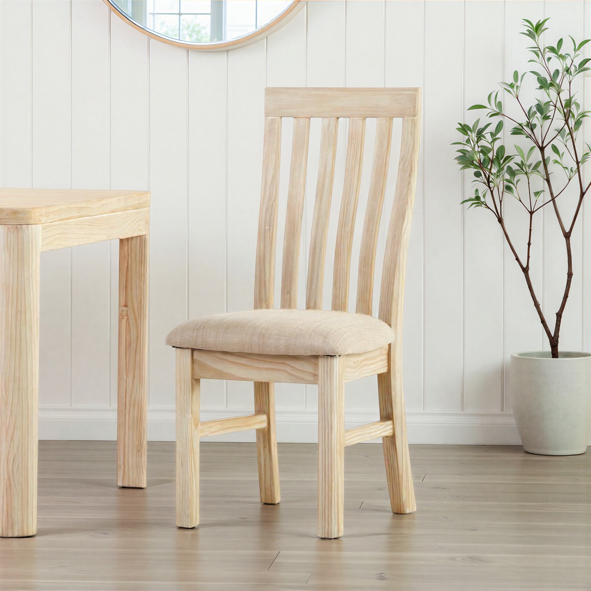 Aspen Dining Chair with Fabric Seat