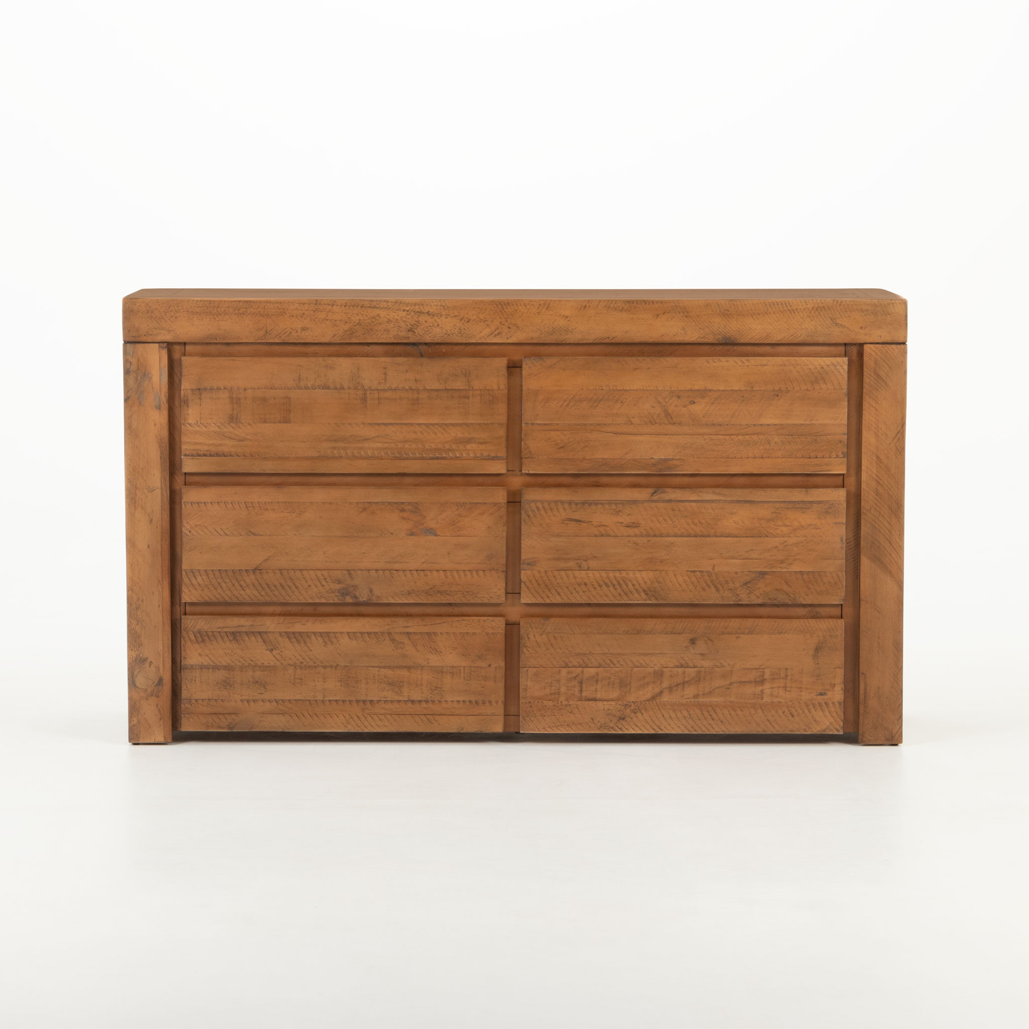 Safin 6 Drawer Lowboy, Brown