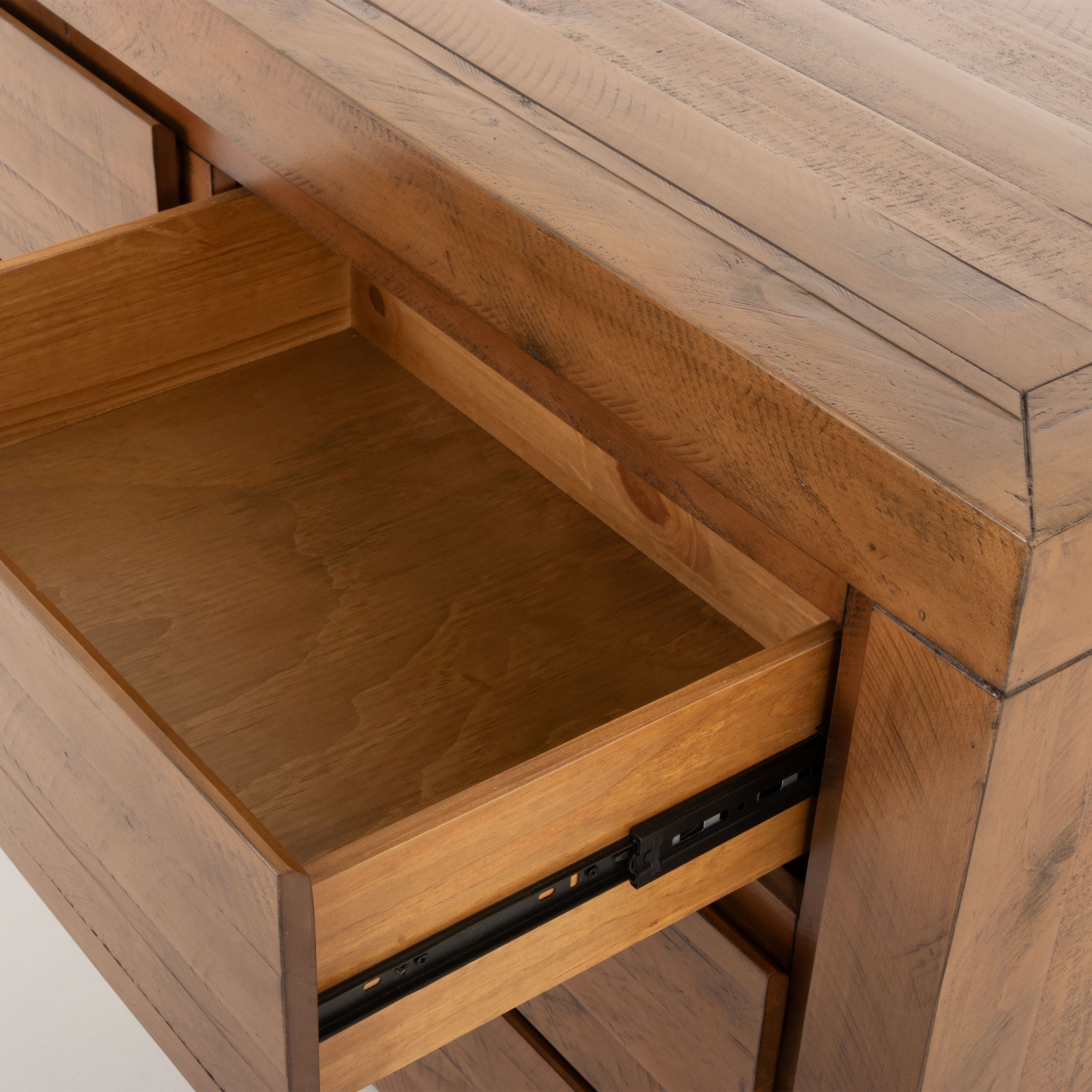 Safin 6 Drawer Lowboy, Brown