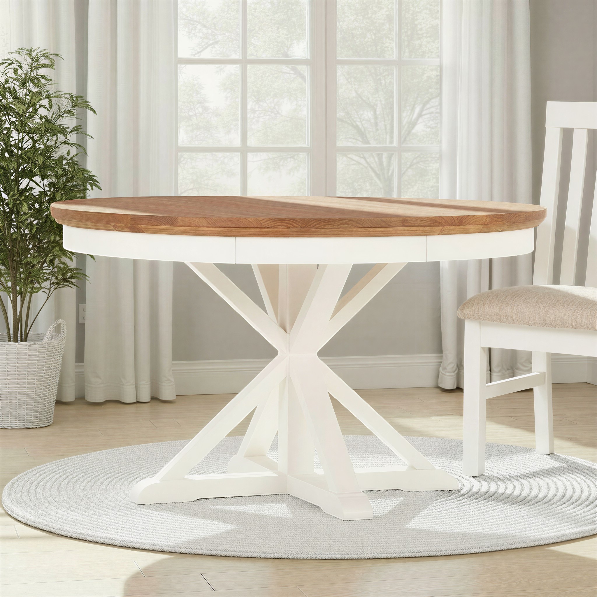 Melve Round Dining Table - W130
