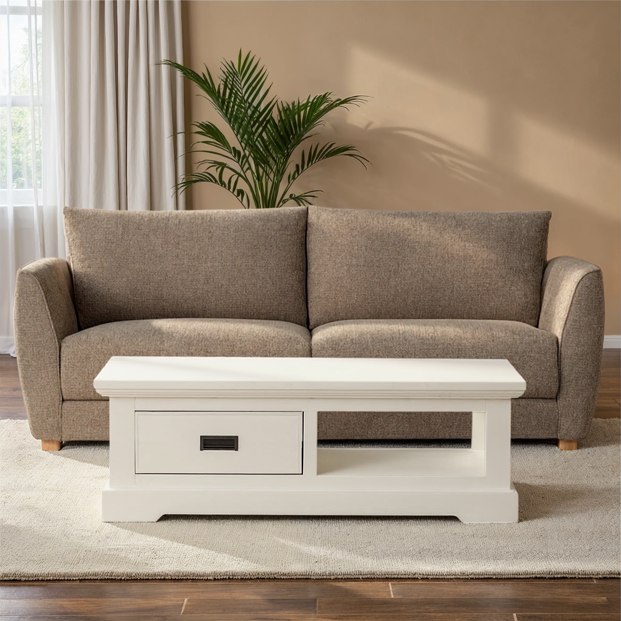 Melve Coffee Table, White