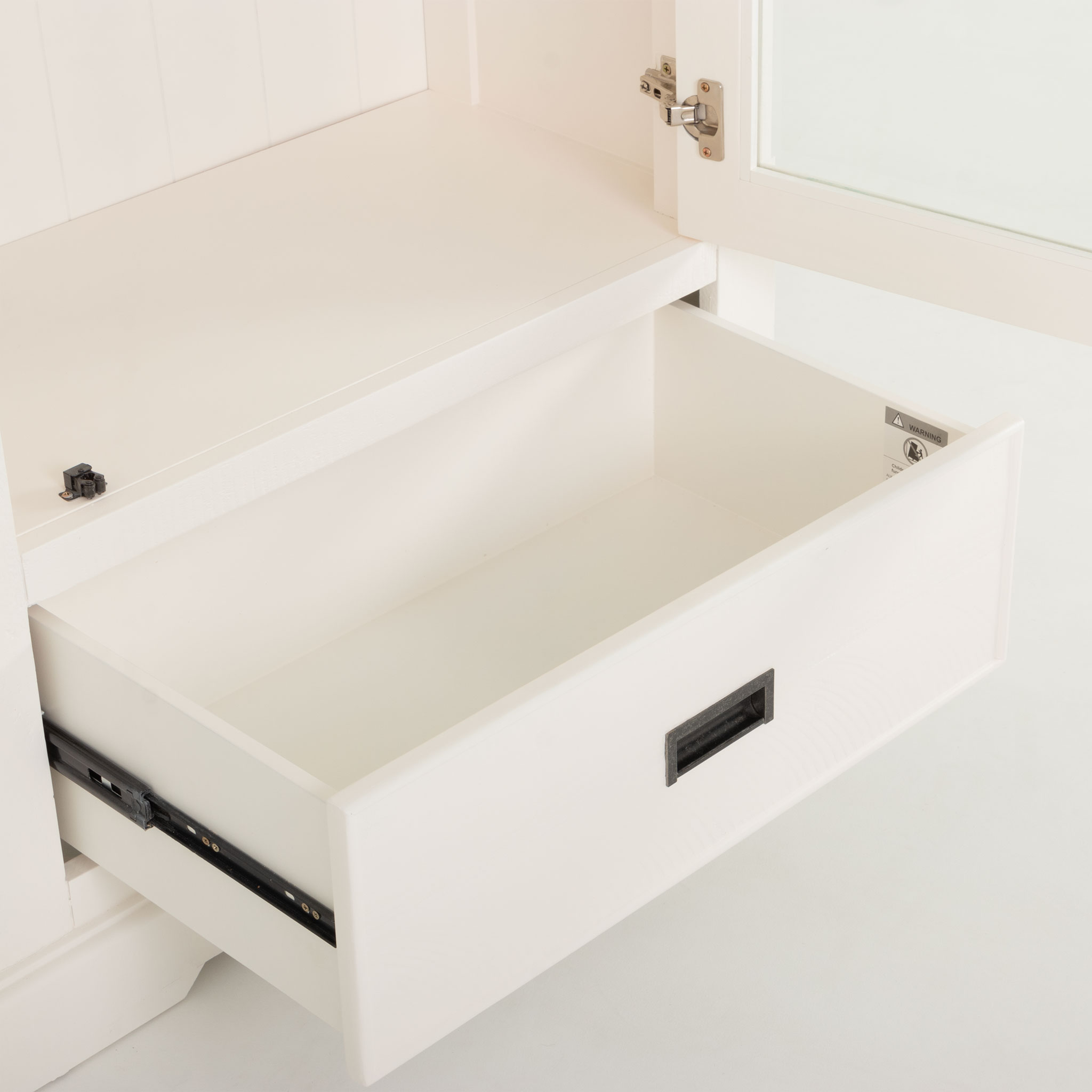 Melve 1 Door Display Unit, White