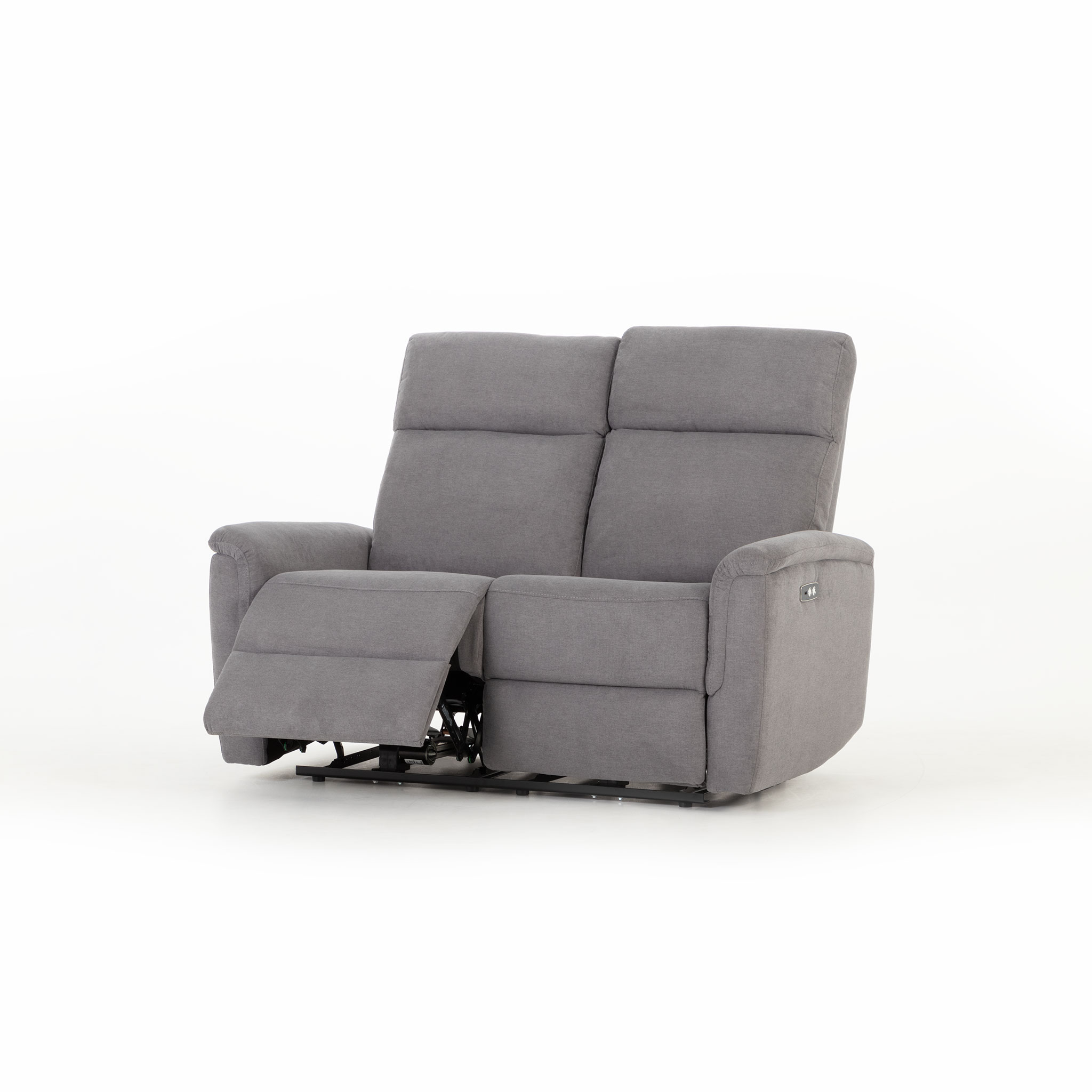 Dion 2 Seater Electric Recliner Sofa, Ash
