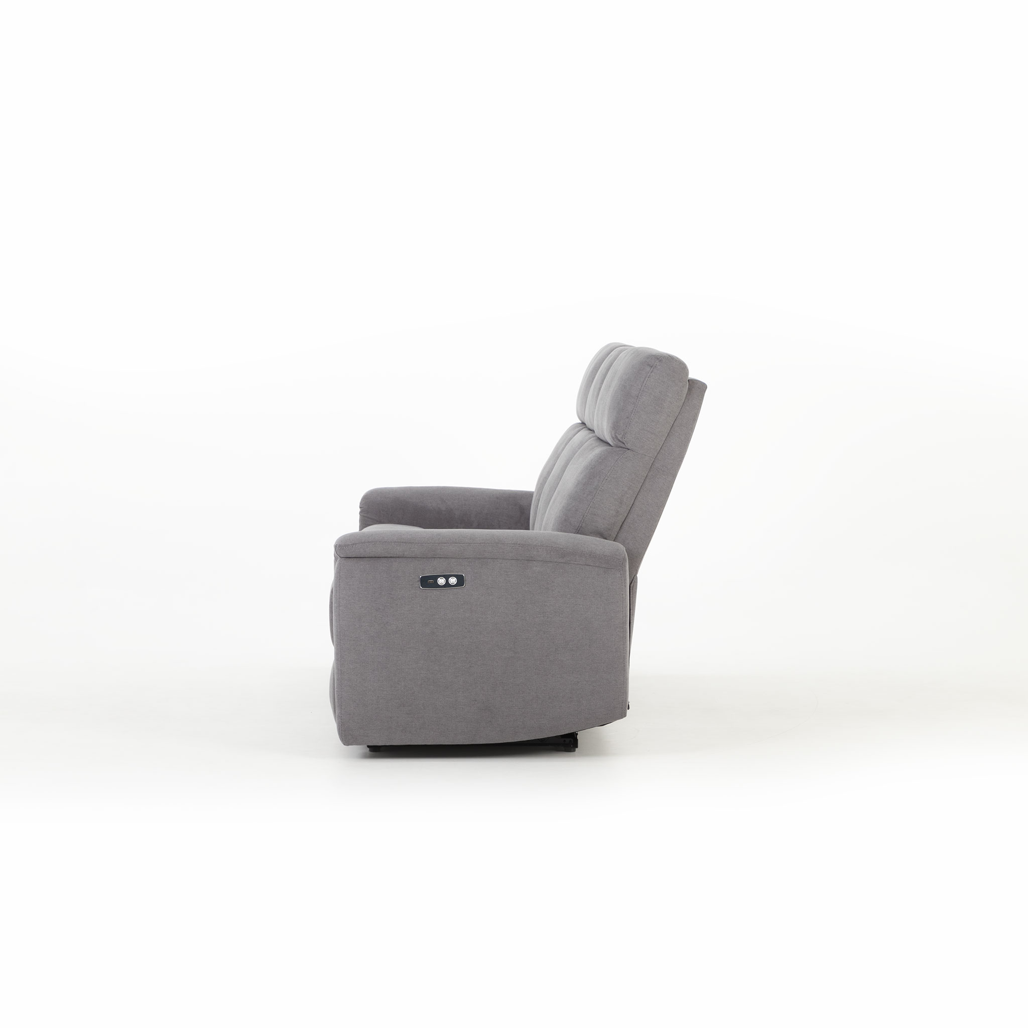 Dion 3 Seater Electric Recliner Sofa, Ash