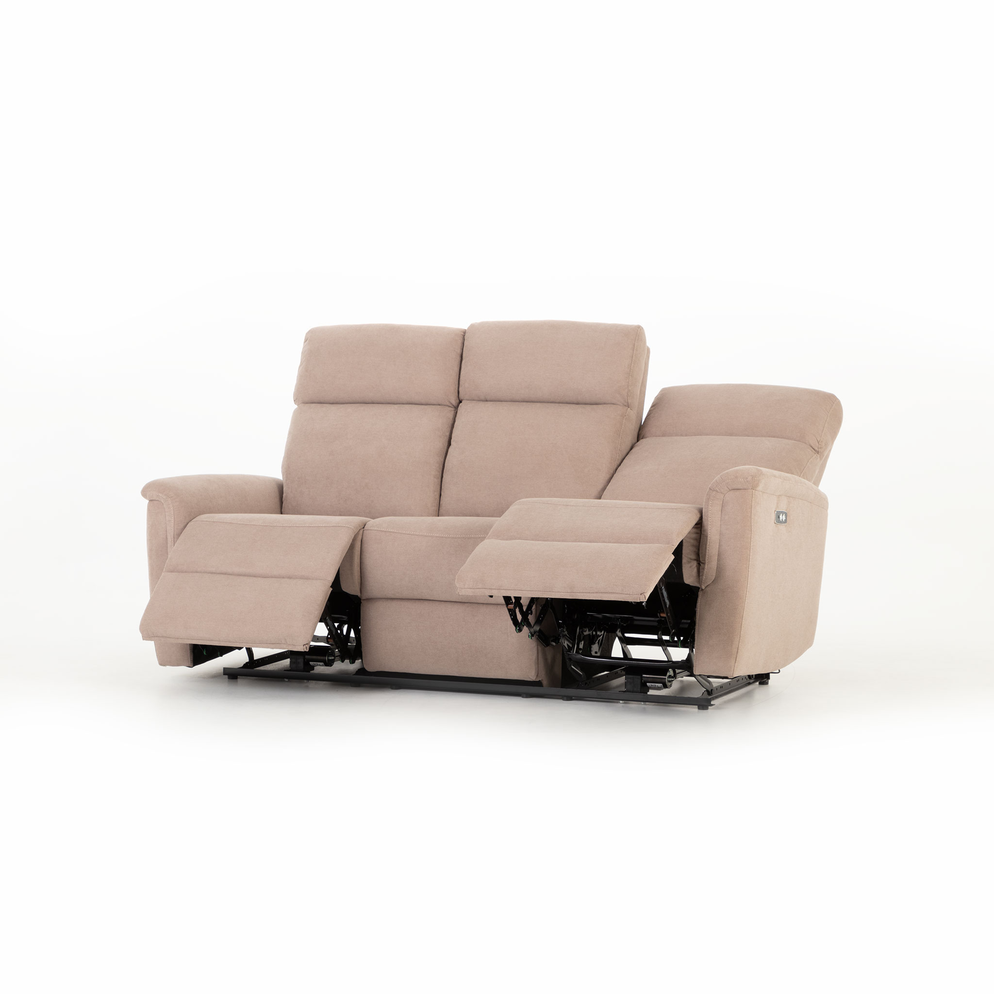 Dion 3 Seater Electric Recliner Sofa, Taupe
